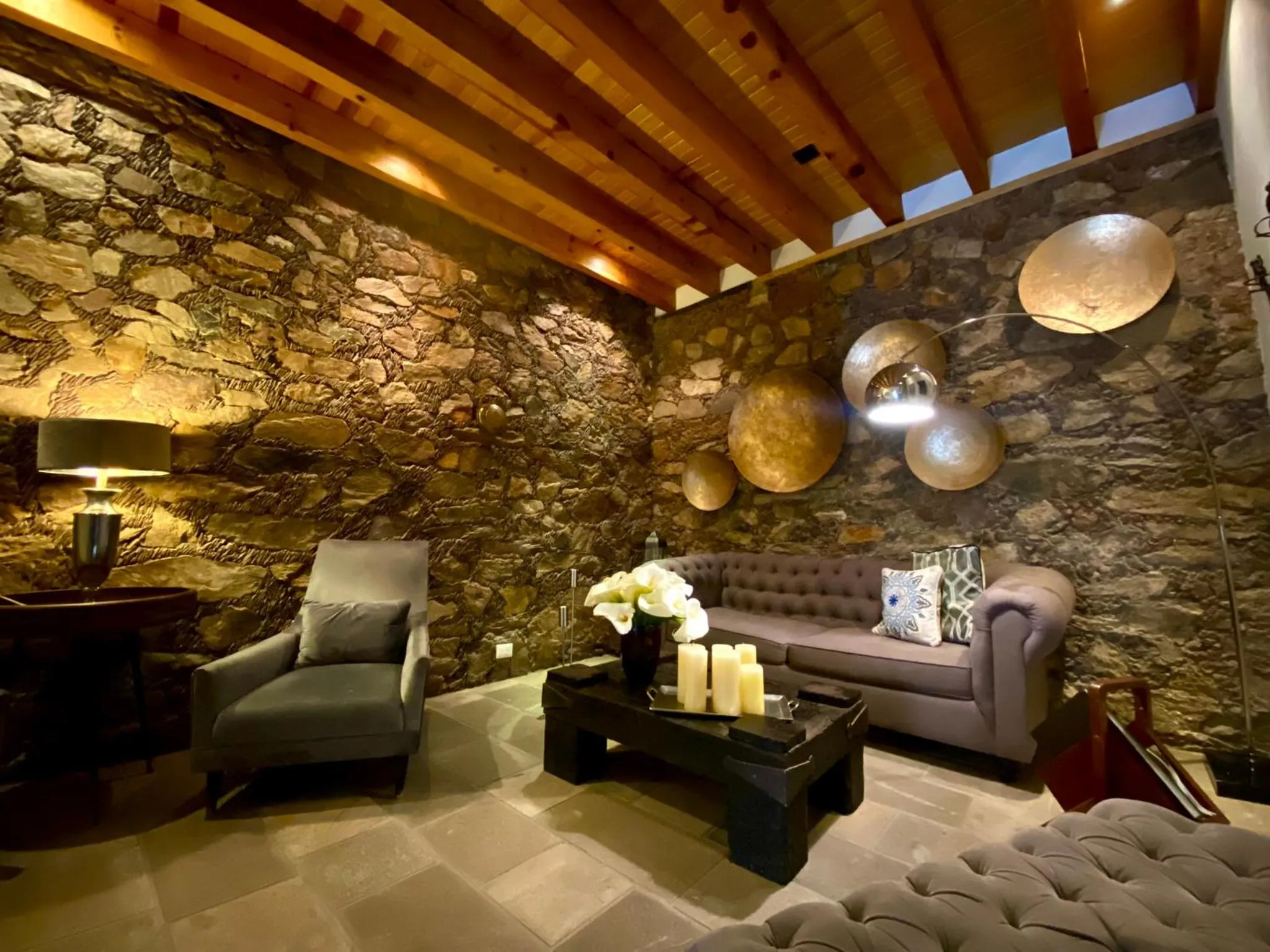 Living room in HOTEL MINA REAL