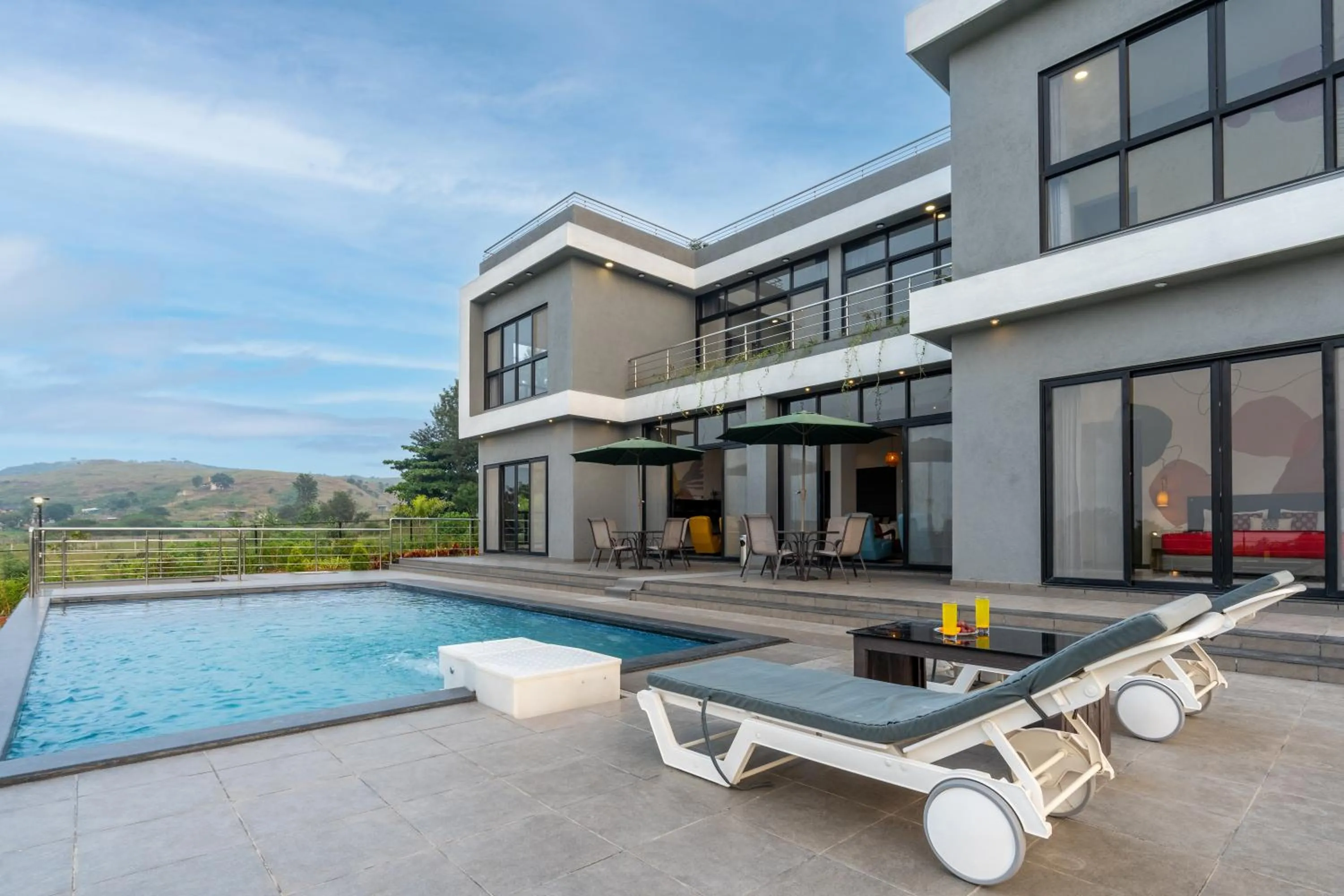 Casa Boho by StayVista - Contemporary design, Farm-view, Swimming pool & Indoor games for a chic retreat