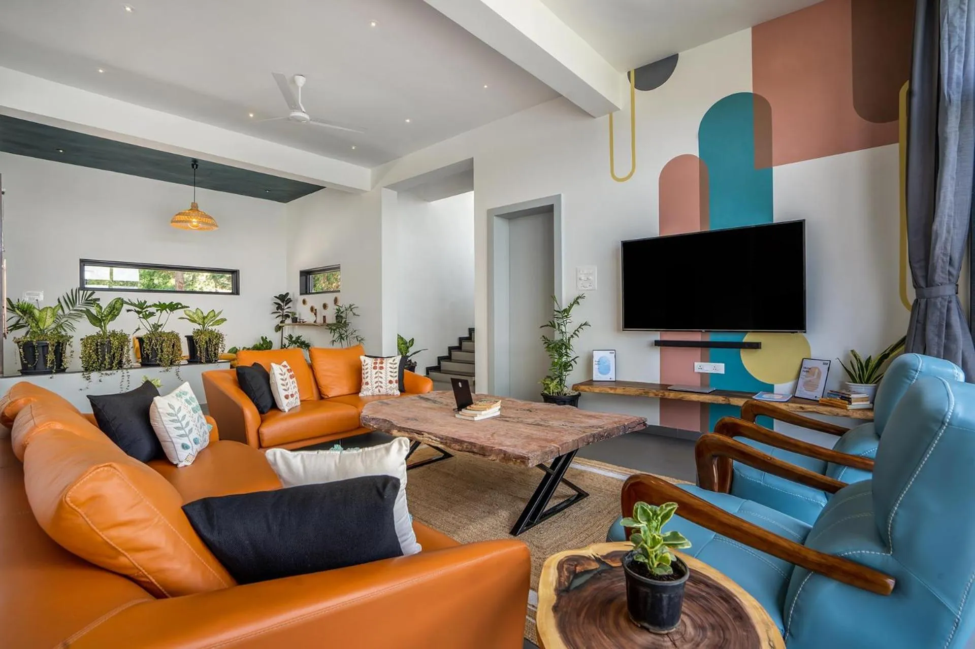 Casa Boho by StayVista - Contemporary design, Farm-view, Swimming pool & Indoor games for a chic retreat
