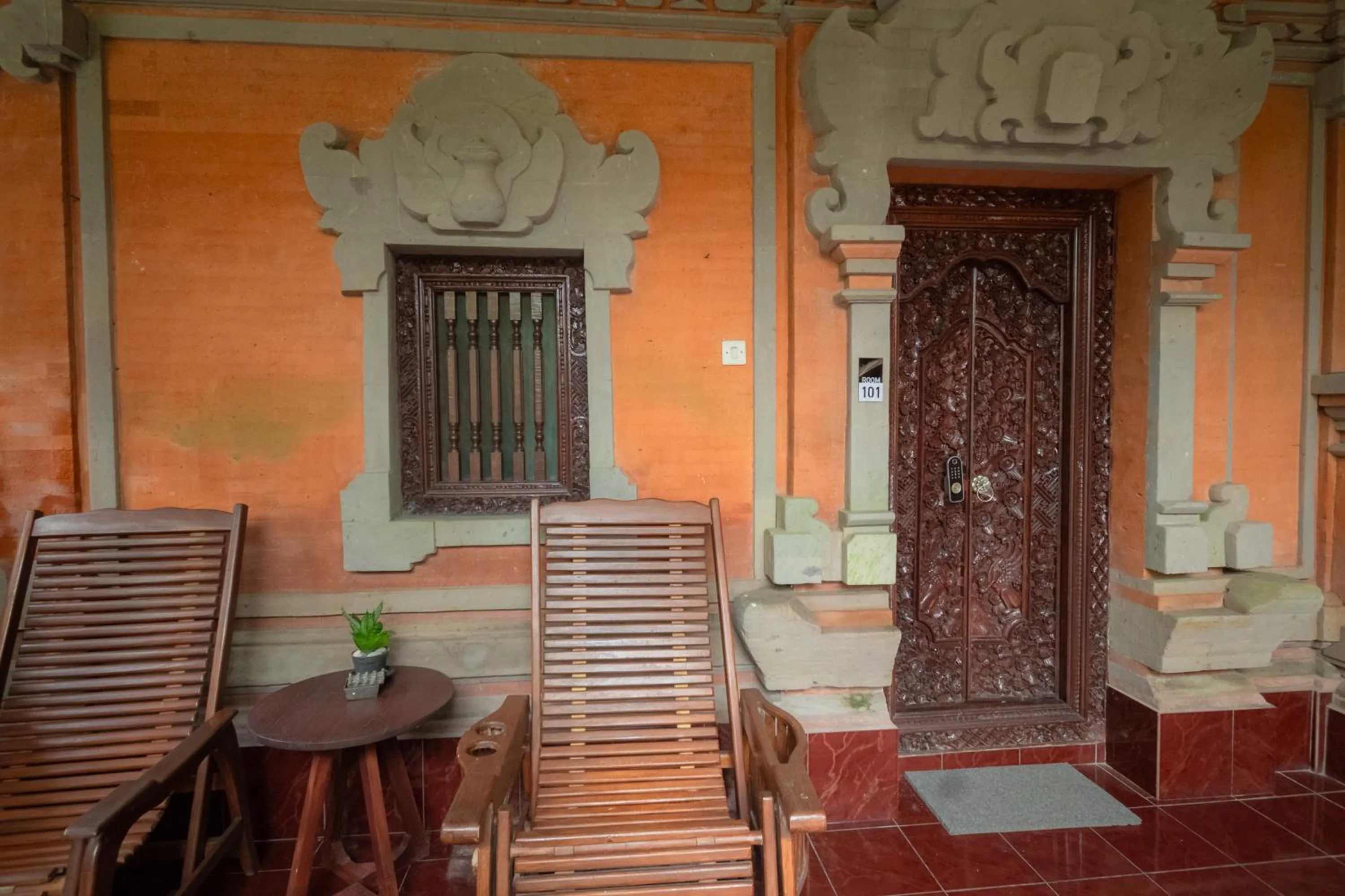 Balcony/Terrace in Nobody Inn Bali by Aligna Hospitality
