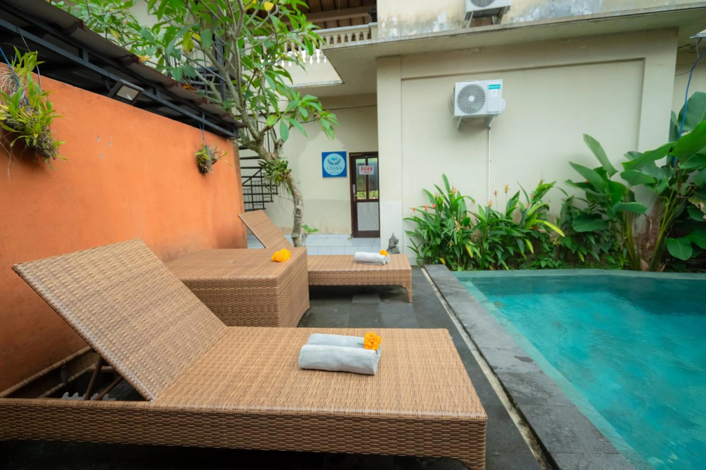 Swimming pool in Nobody Inn Bali by Aligna Hospitality