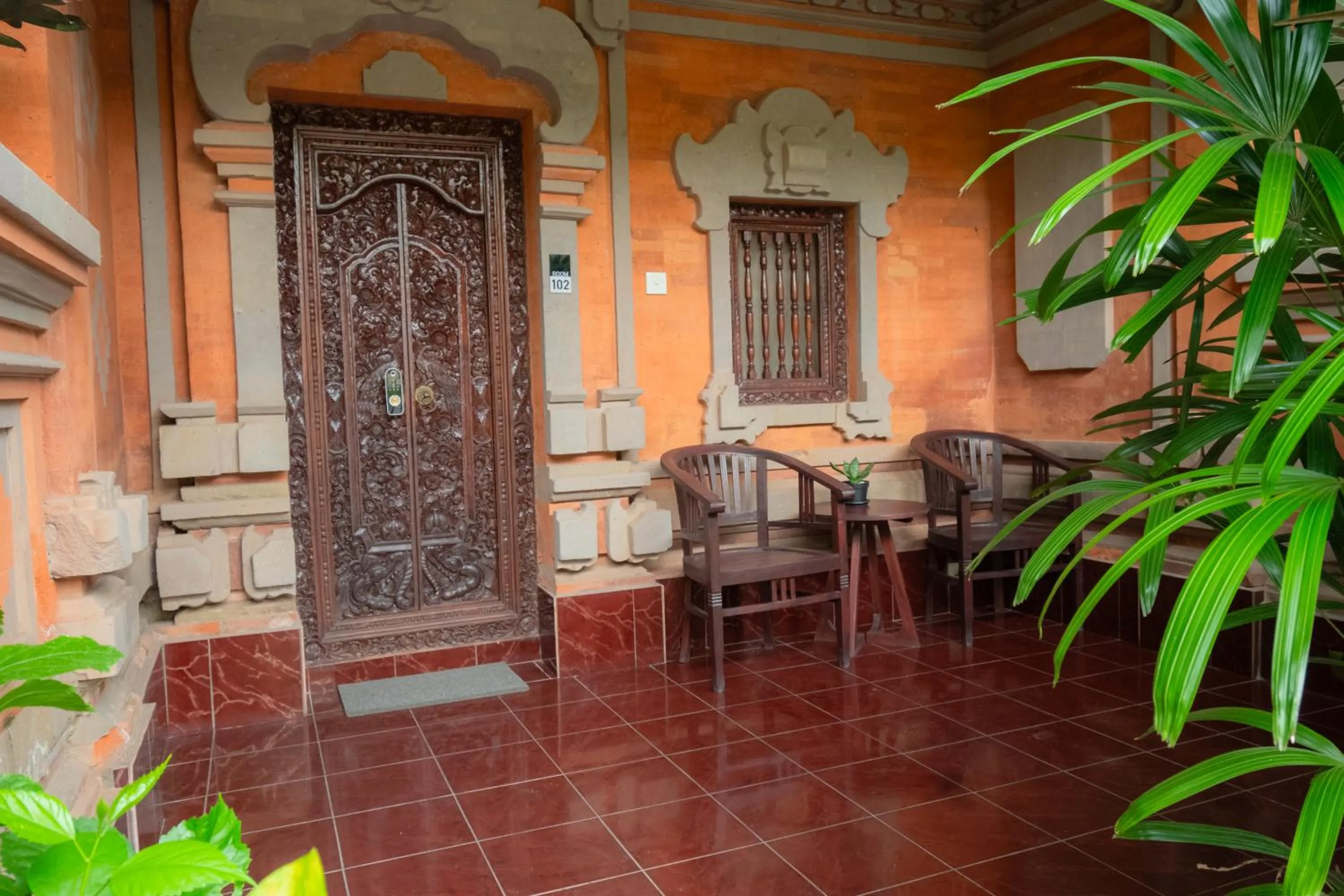 Balcony/Terrace in Nobody Inn Bali by Aligna Hospitality