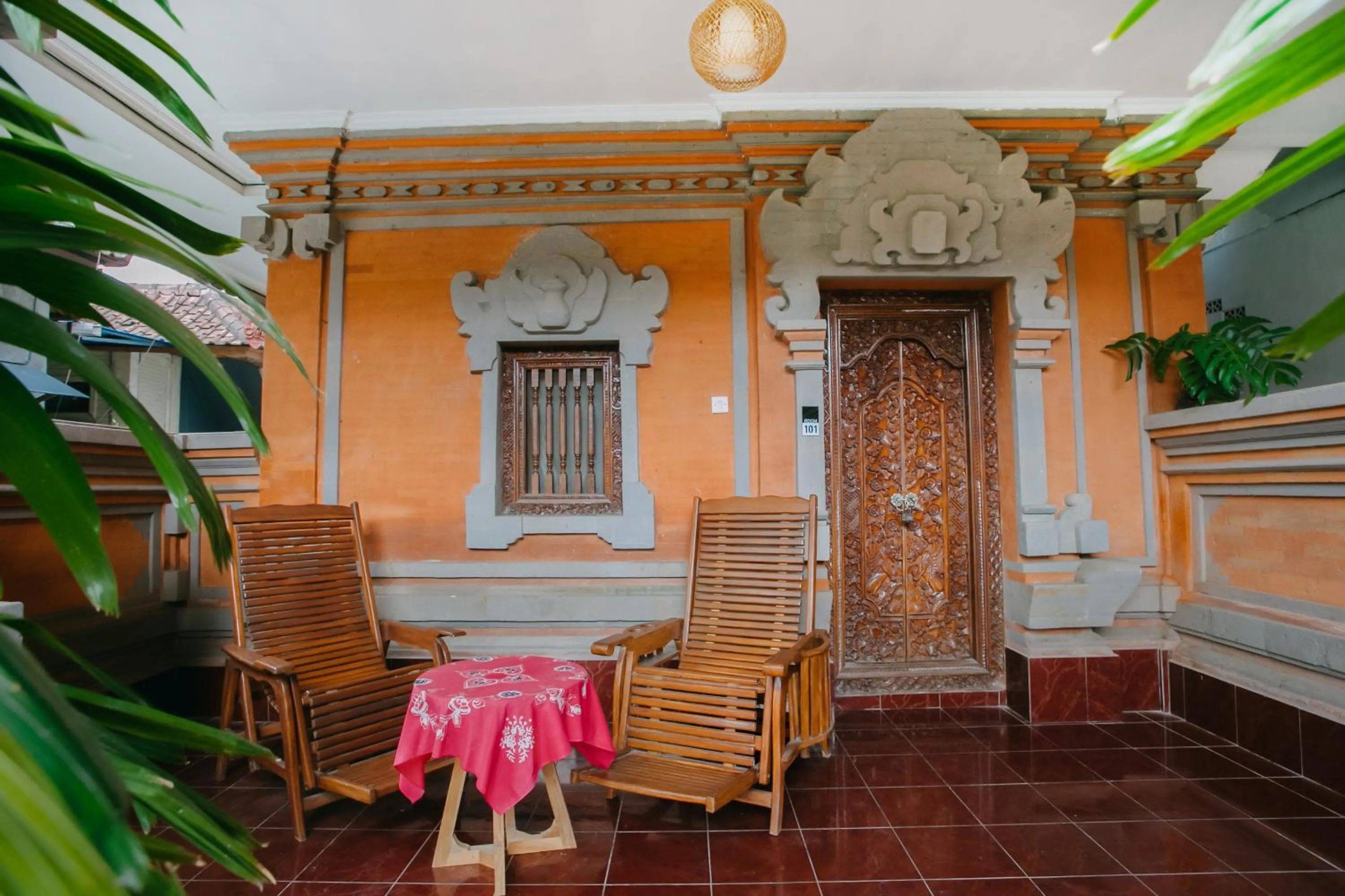 Balcony/Terrace in Nobody Inn Bali by Aligna Hospitality
