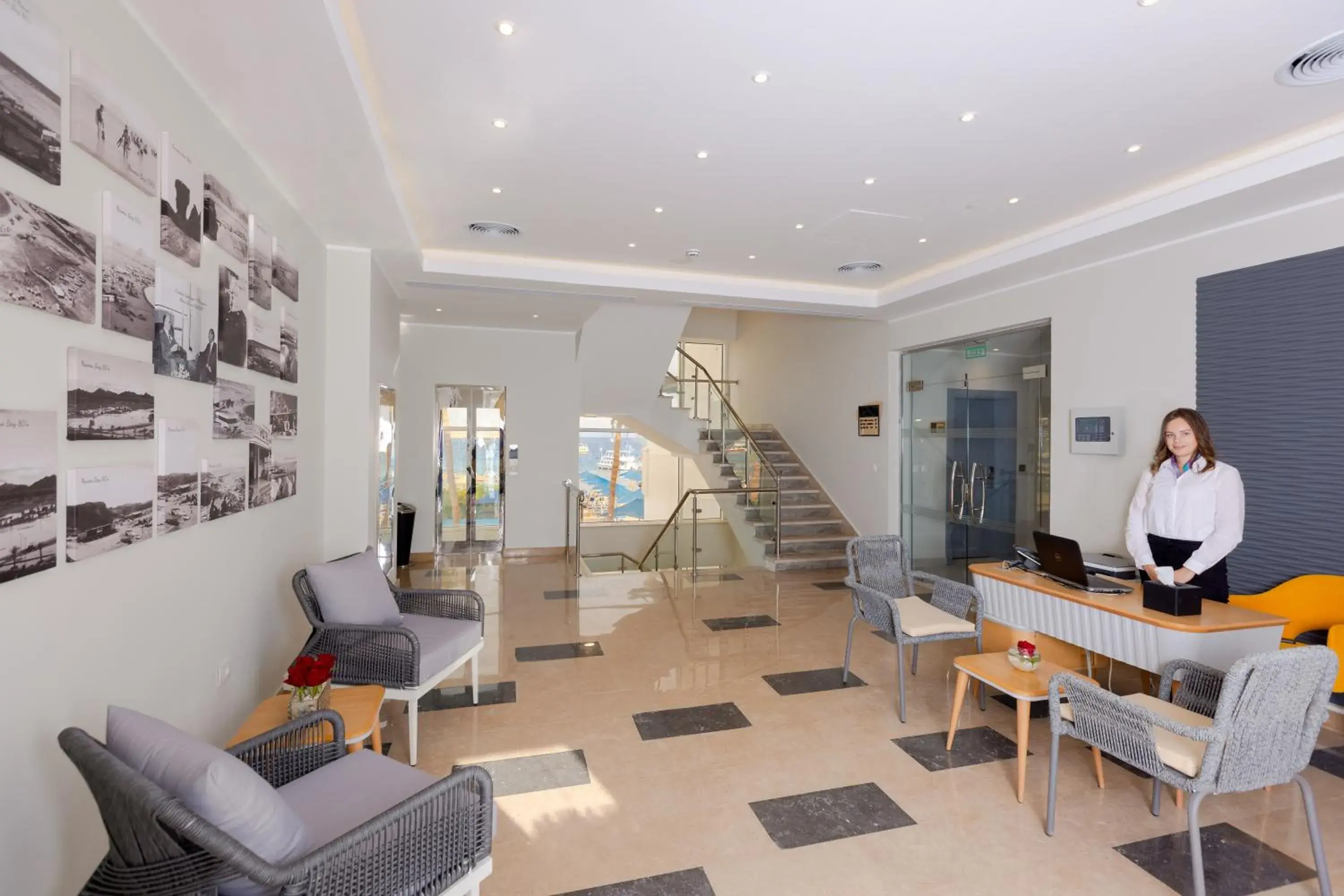 Lobby or reception in Naama Bay Suites & SPA Lobby or reception in Naama Bay Suites & SPA