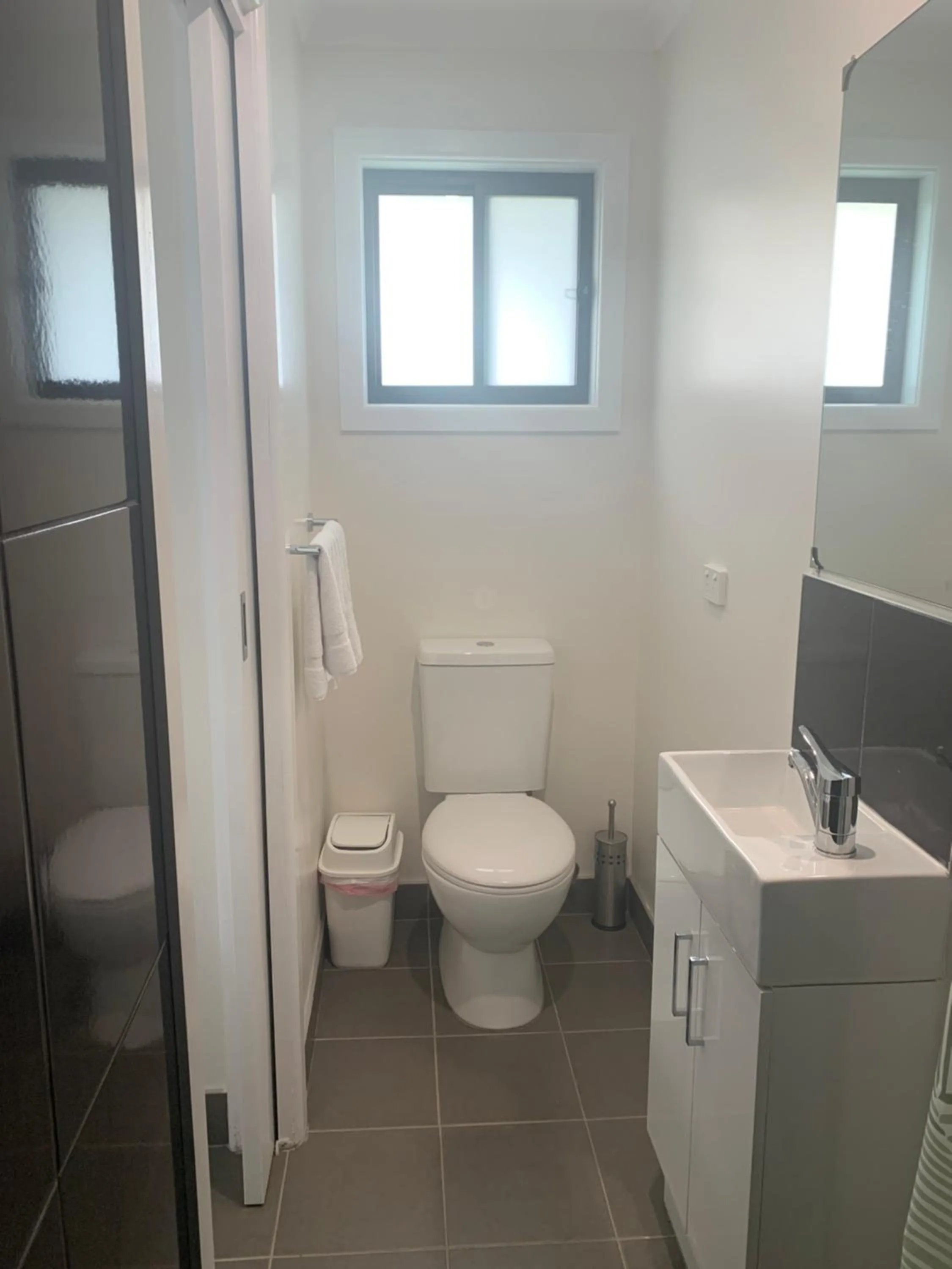 Toilet in Colac Otway Caravan & Cabin Park