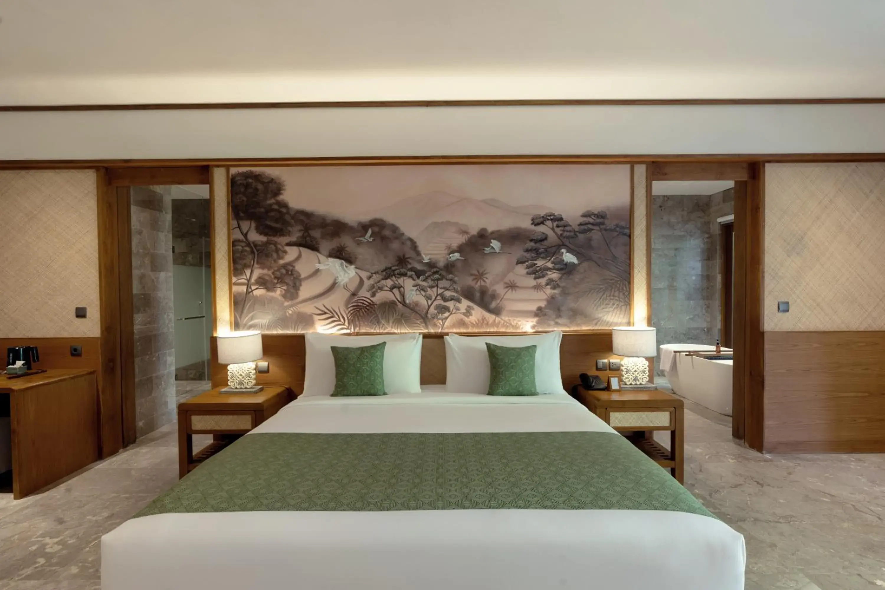 Bed in AnandaDara Ubud Resort & Spa Bed in AnandaDara Ubud Resort & Spa