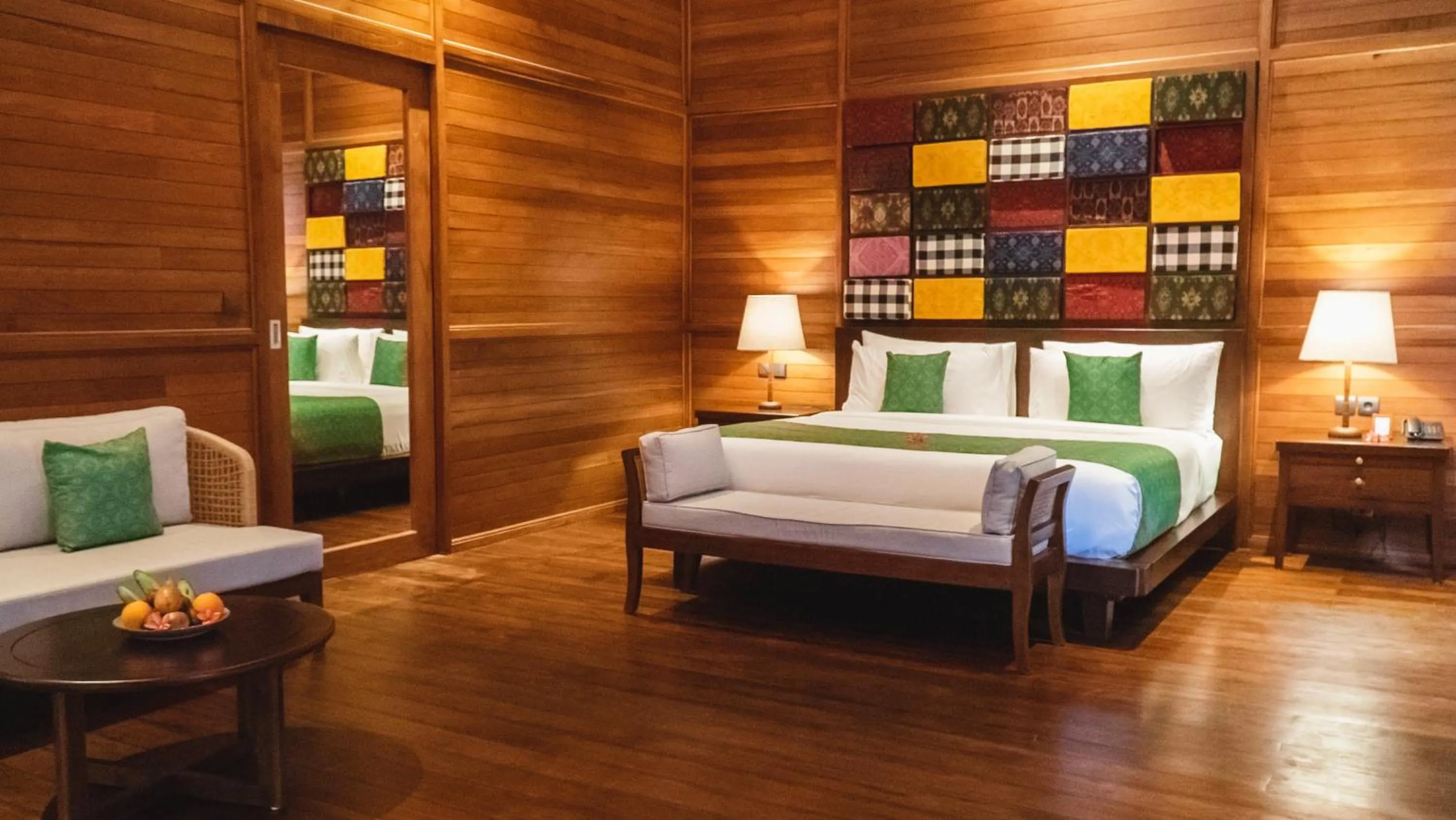 Bed in AnandaDara Ubud Resort & Spa