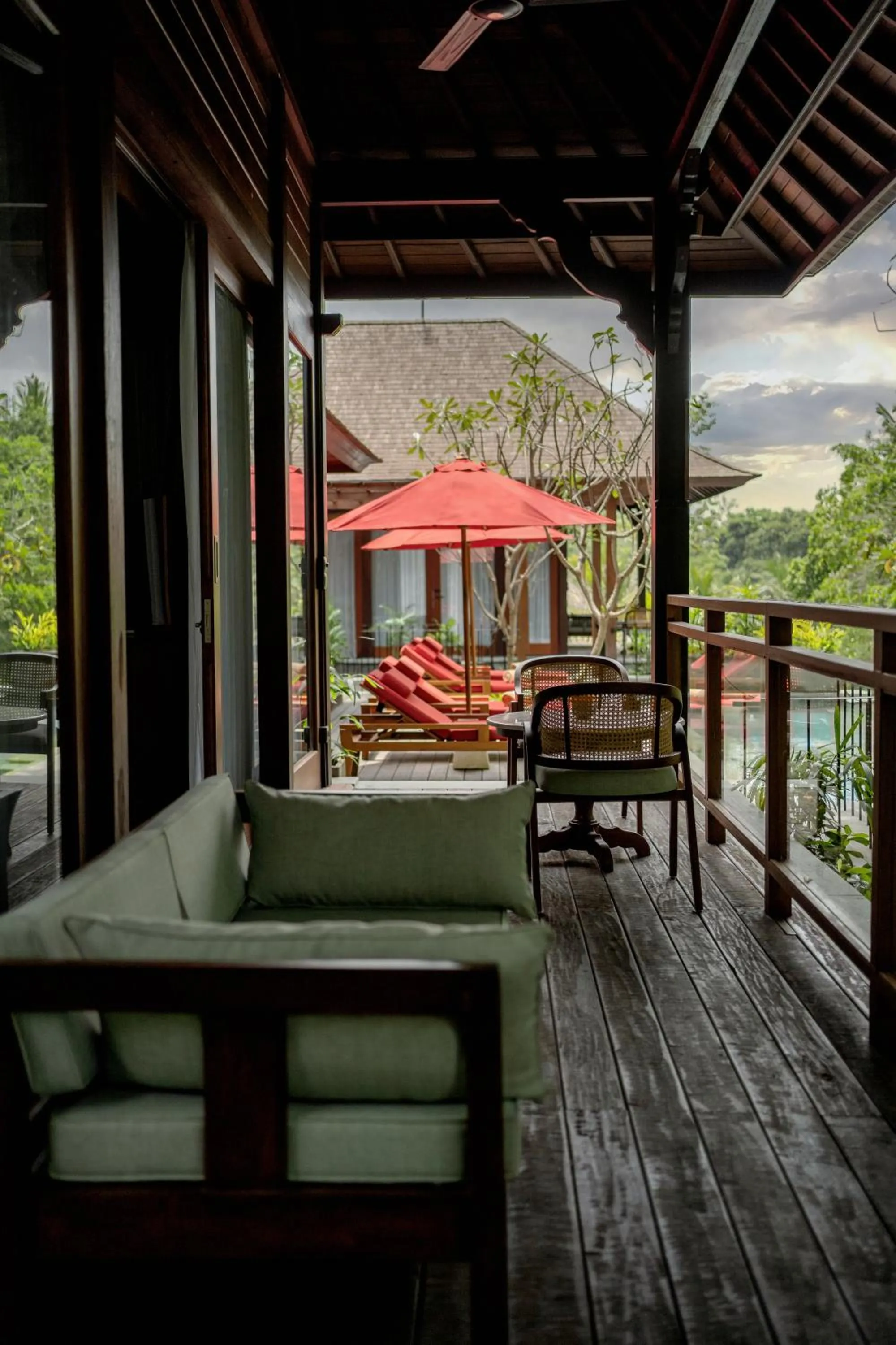 Balcony/Terrace in AnandaDara Ubud Resort & Spa