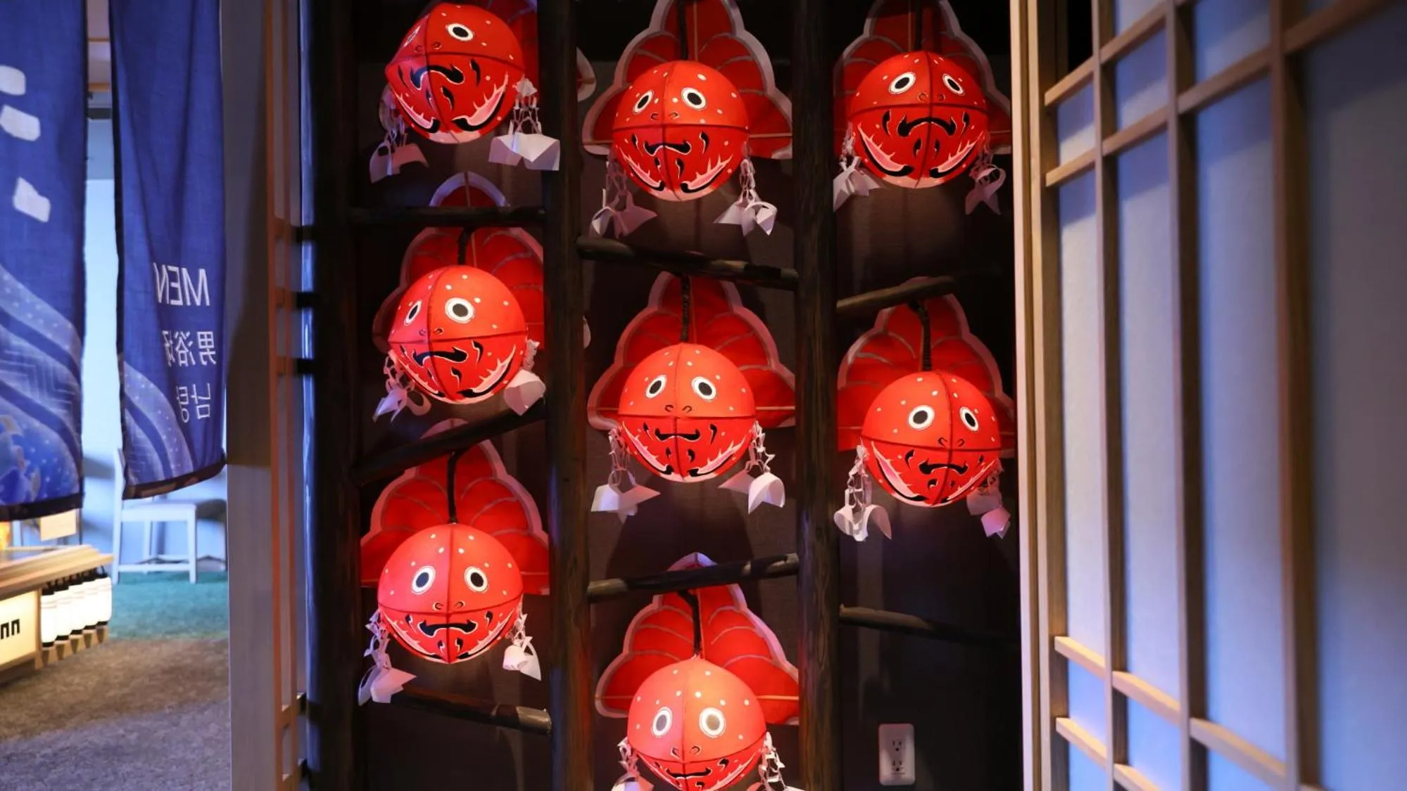 Decorative detail in Dormy Inn Aomori Natural Hot Spring