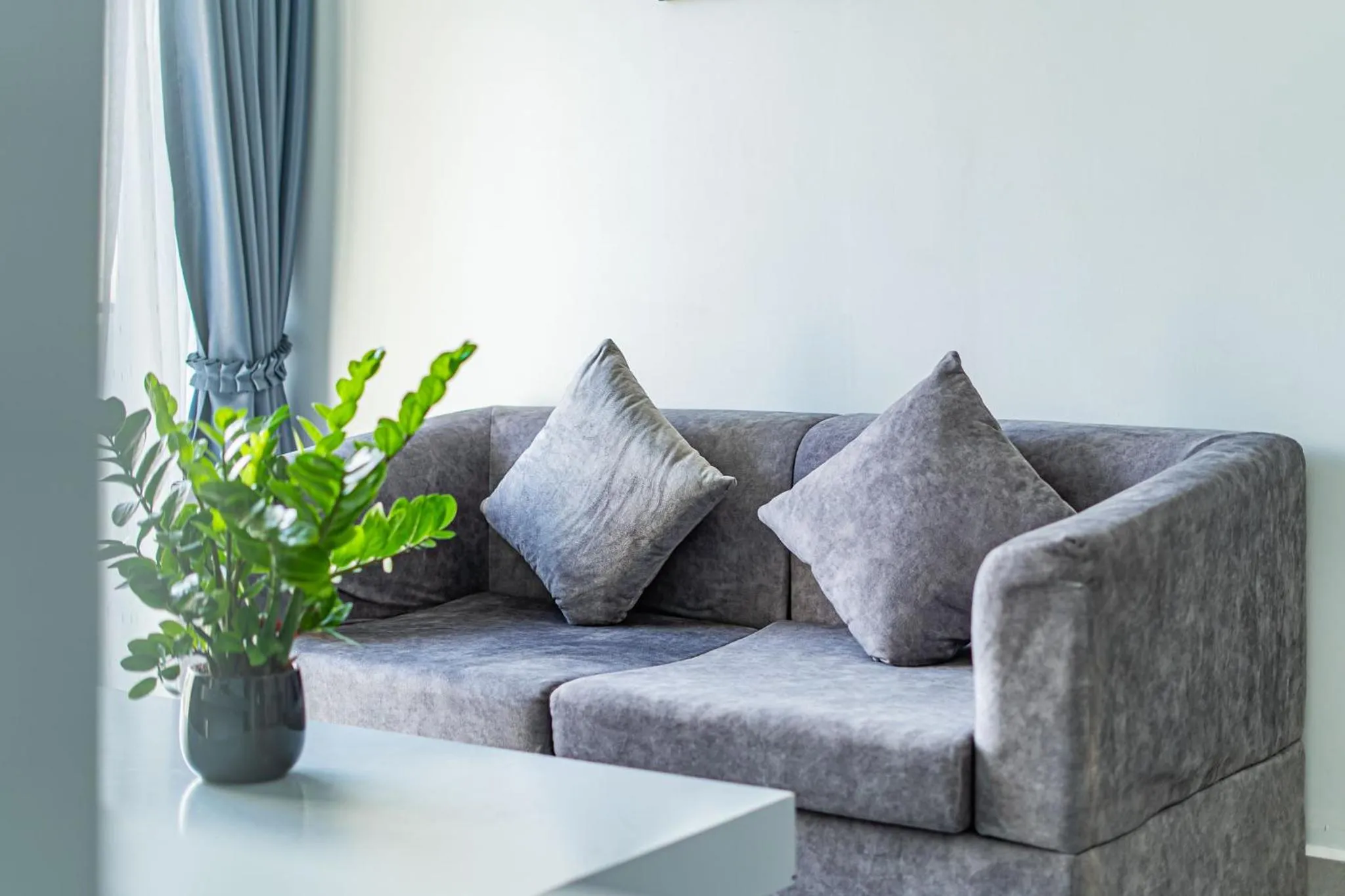 Living room in The Square Kampot Hotel