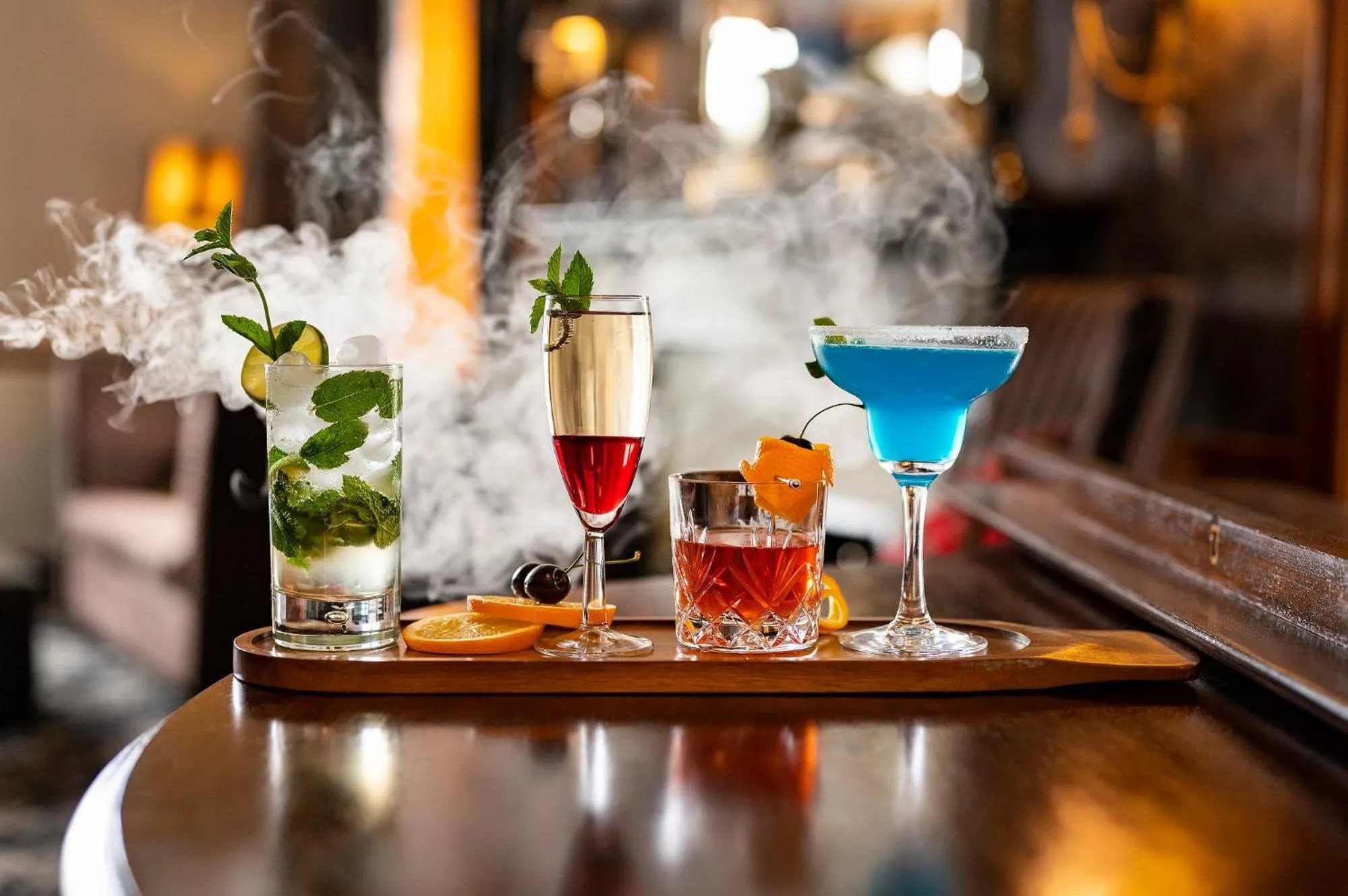 Drinks in Duisdale House Hotel