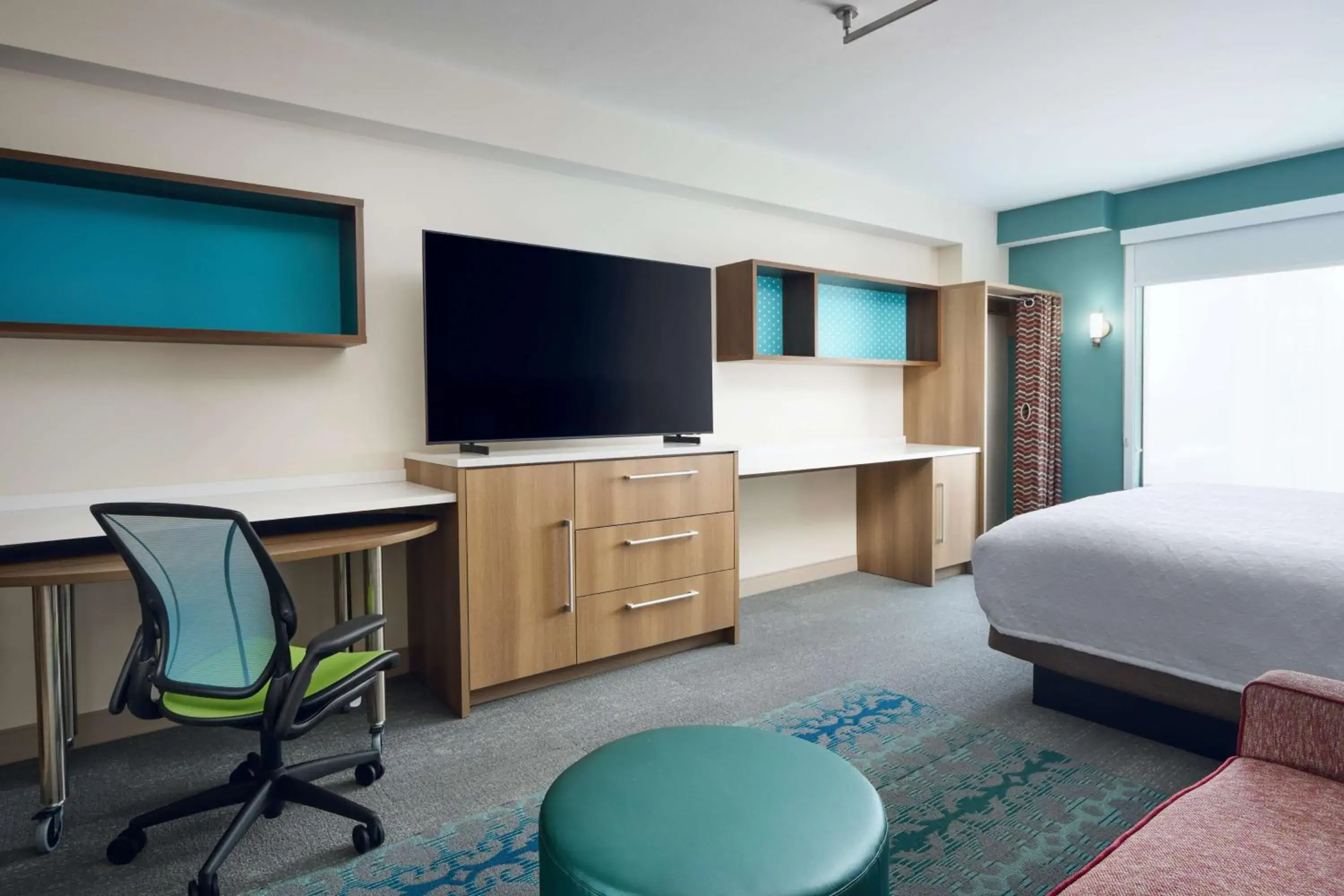 Bedroom, Bed in Home2 Suites By Hilton Towson Bedroom, Bed in Home2 Suites By Hilton Towson