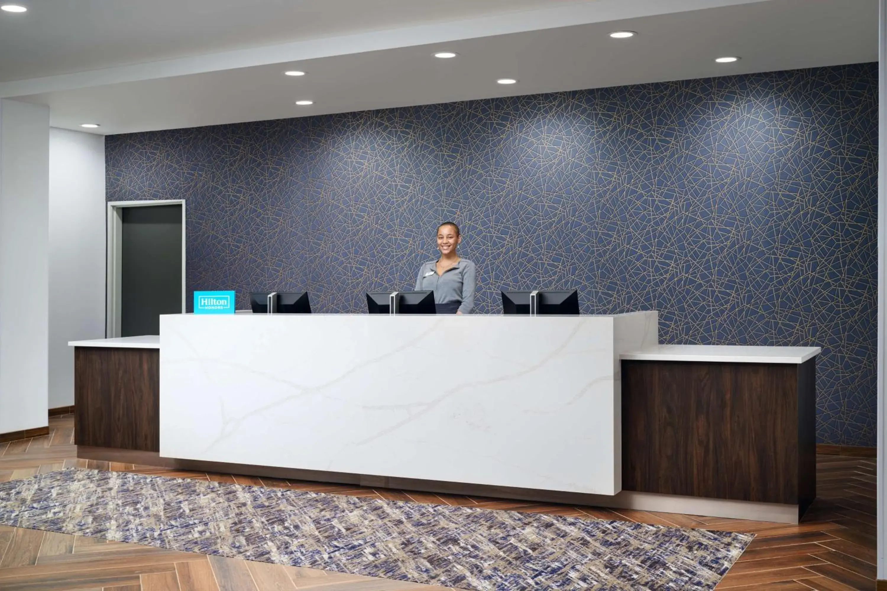 Lobby or reception in Hampton Inn Towson Downtown Lobby or reception in Hampton Inn Towson Downtown