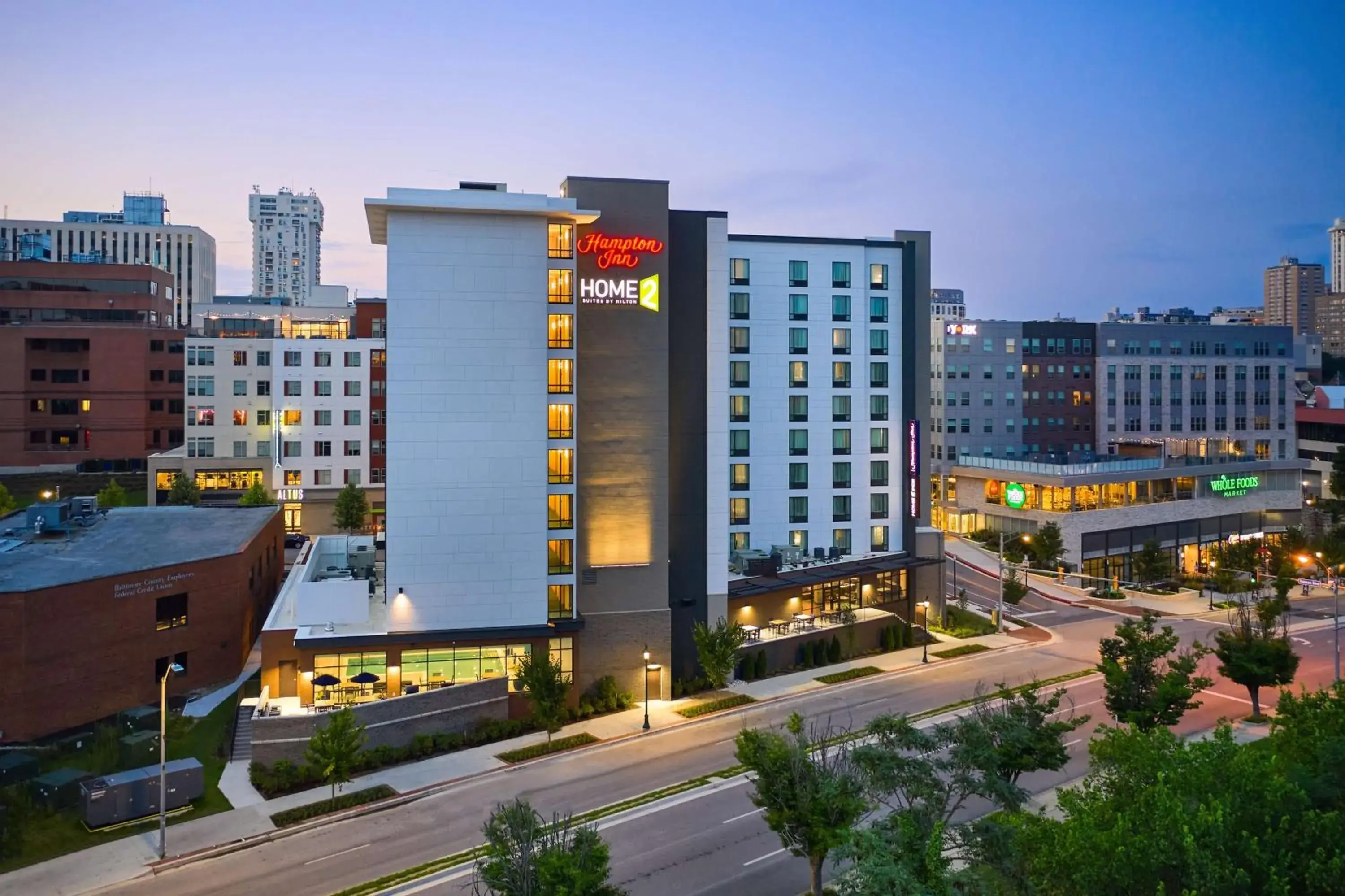 Property building in Hampton Inn Towson Downtown Property building in Hampton Inn Towson Downtown
