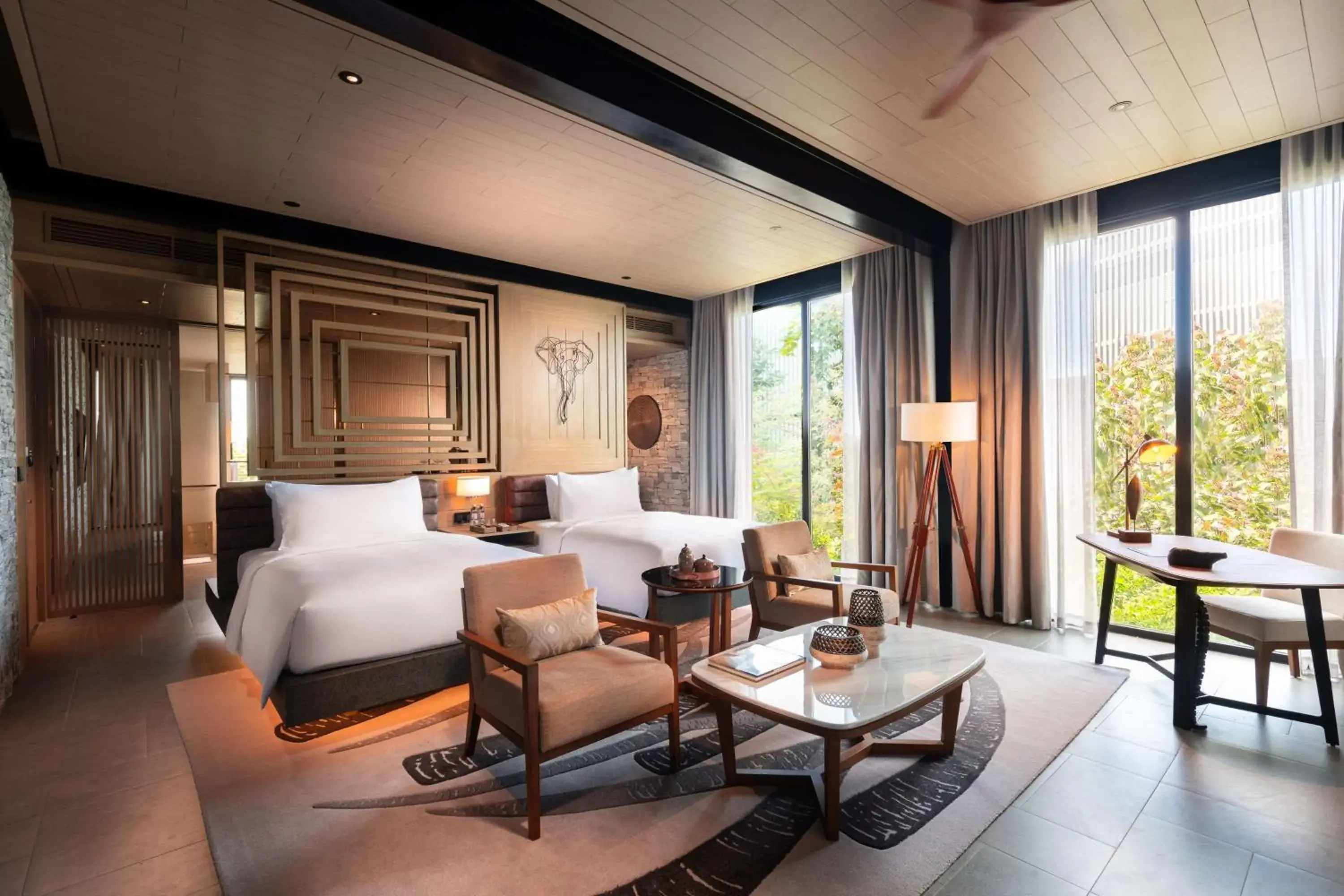 Living room, Bed in Hilton Yala Resort Living room, Bed in Hilton Yala Resort