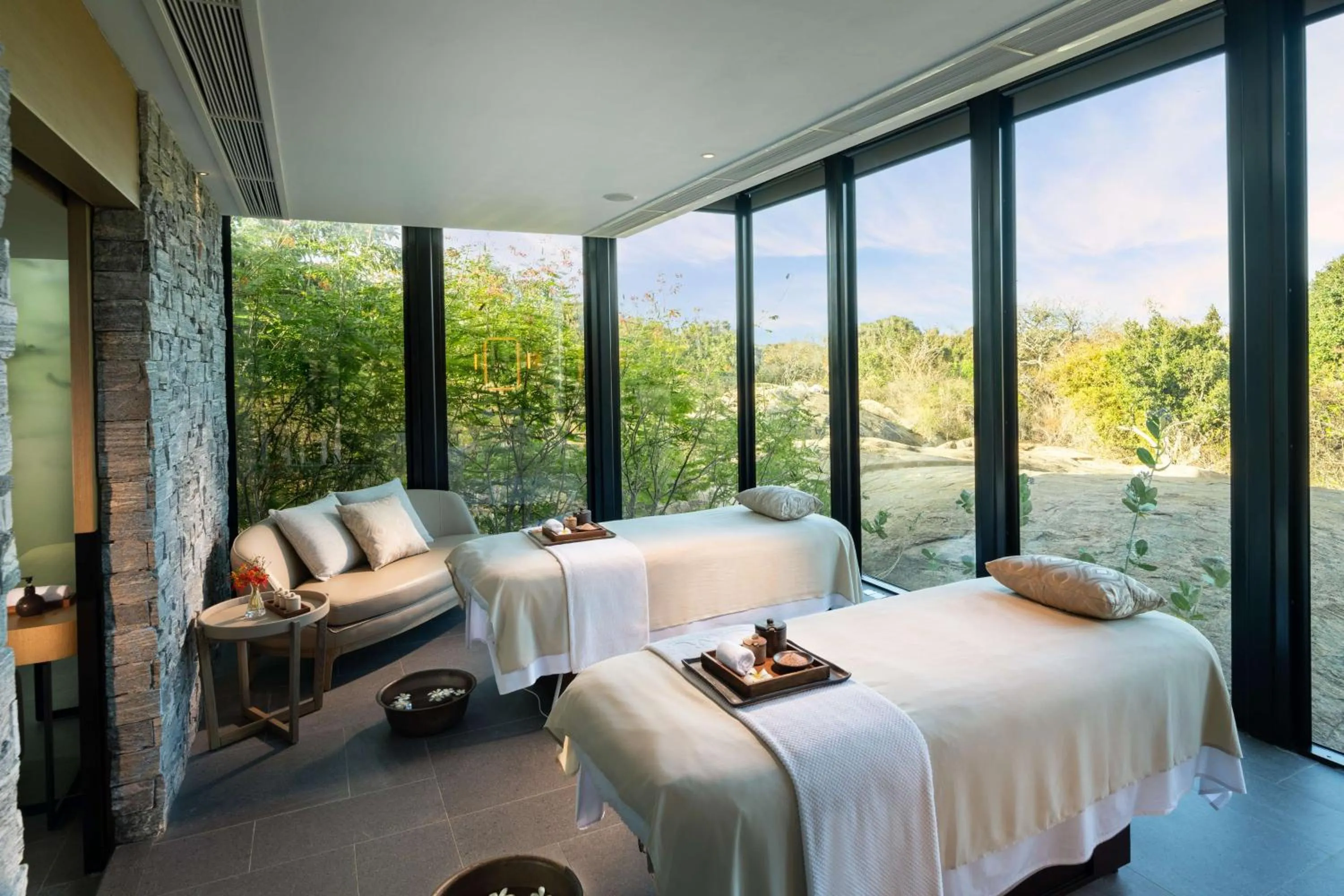 Spa and wellness centre/facilities, Bed in Hilton Yala Resort
