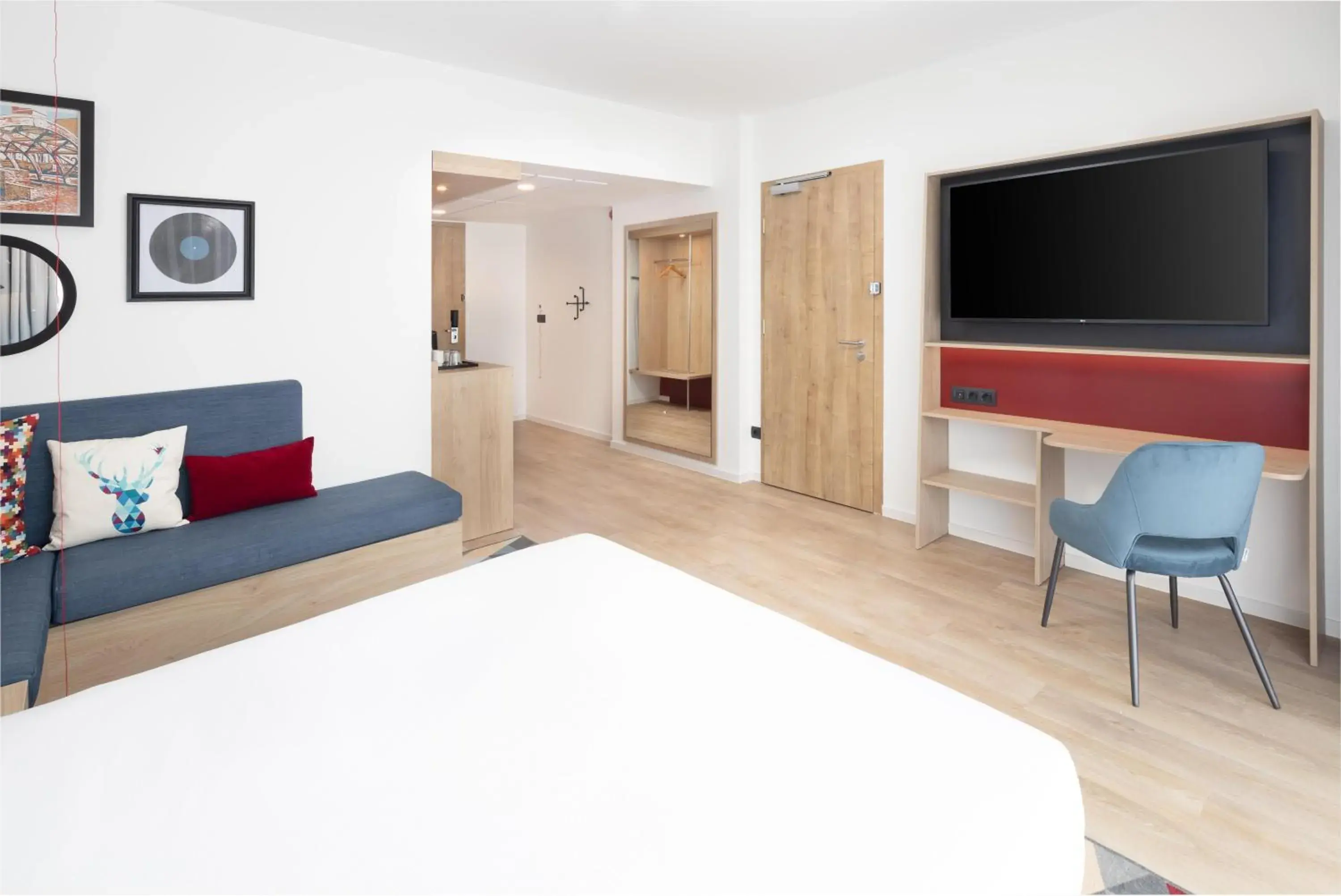 Bedroom, Bed in Hampton By Hilton Targu Mures Bedroom, Bed in Hampton By Hilton Targu Mures