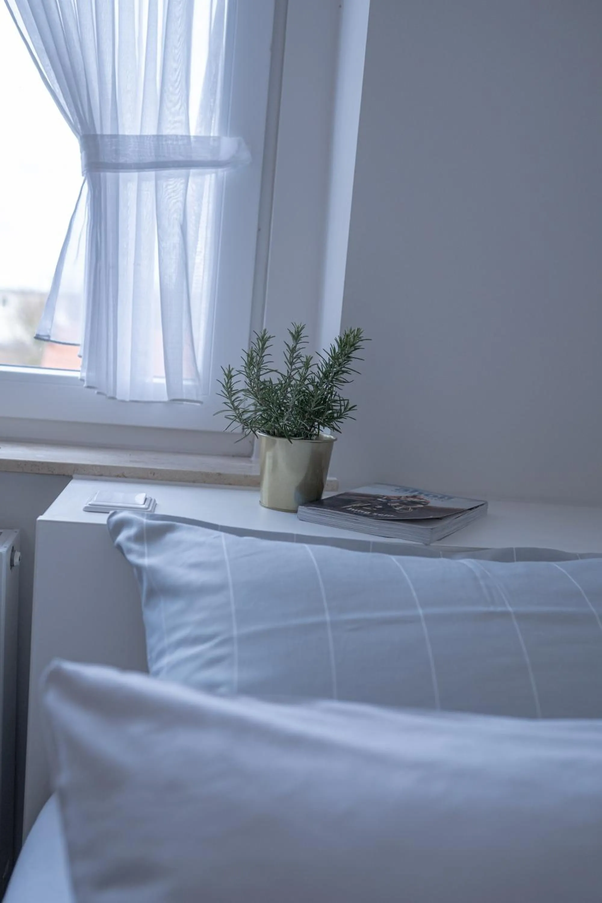 Bed in Hotel Seehof Norderney OHG