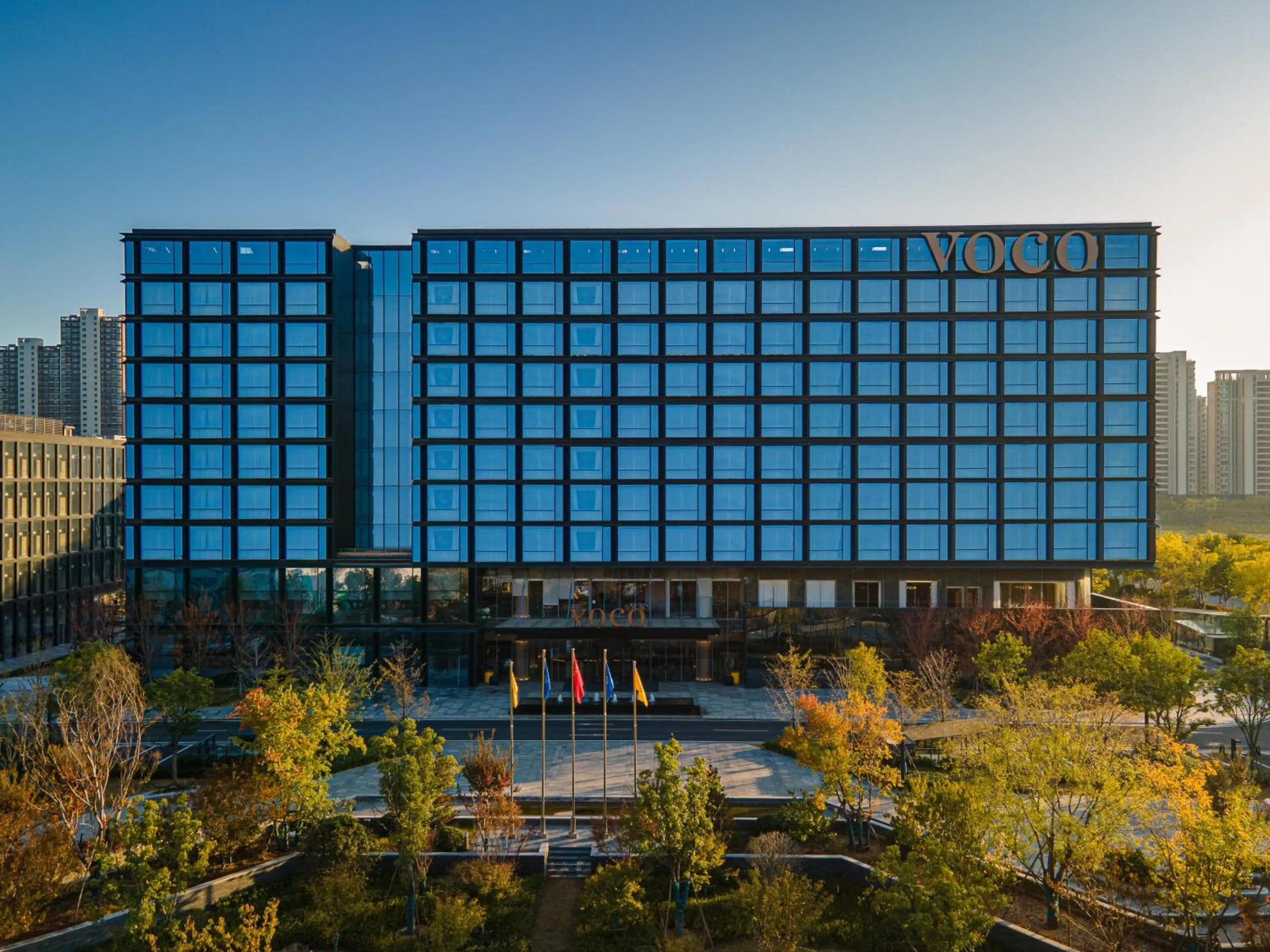 Property building in voco Hefei Binhu by IHG