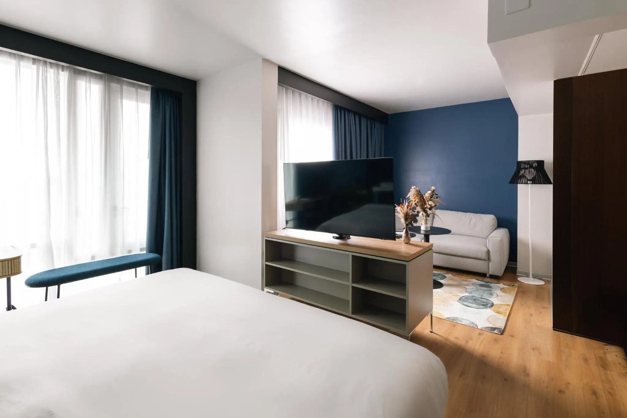 Photo of the whole room, Bed in Crowne Plaza Madrid - Centre Retiro by IHG