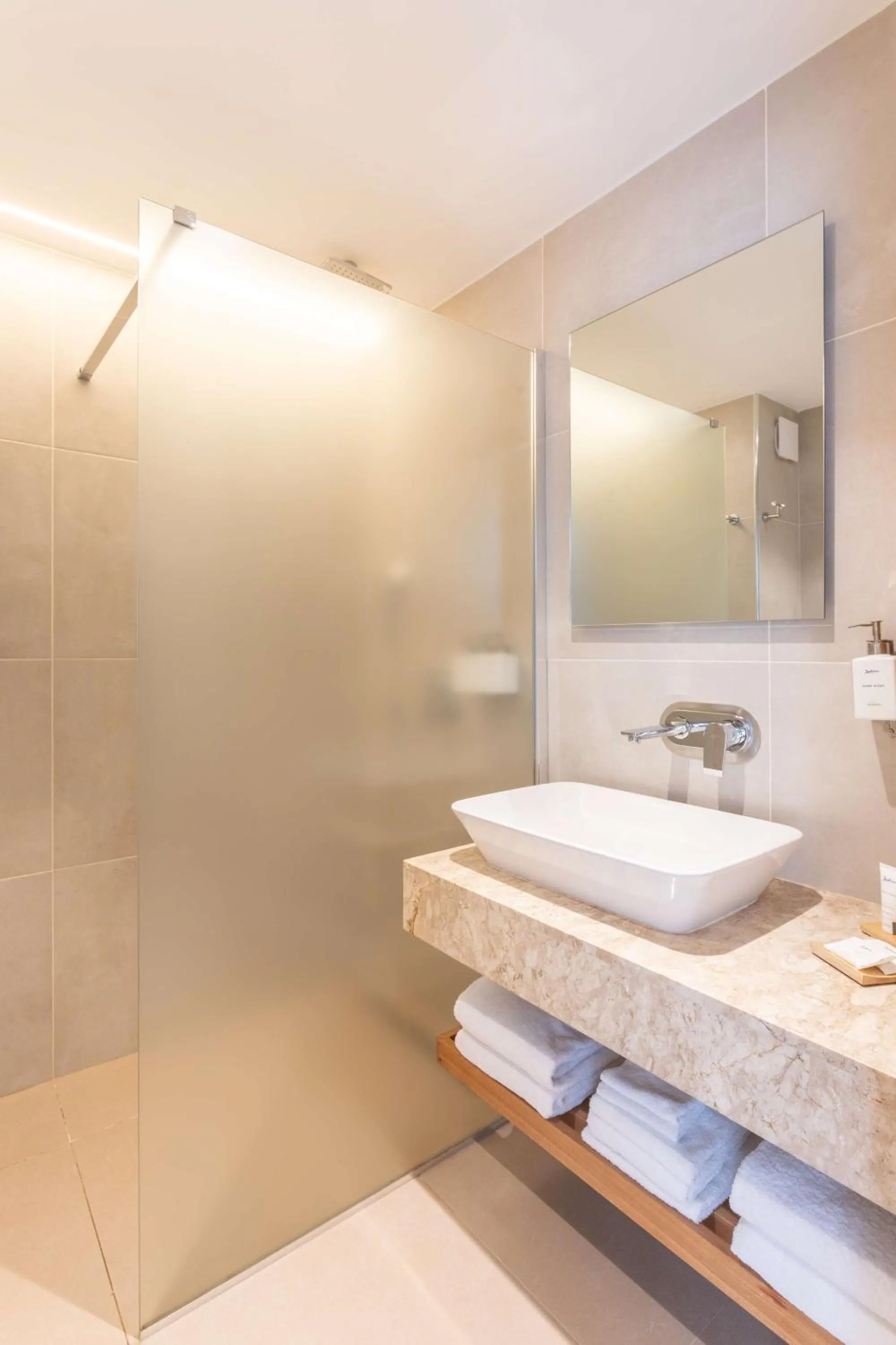 Shower in Radisson Hotel Saint Denis, La Reunion