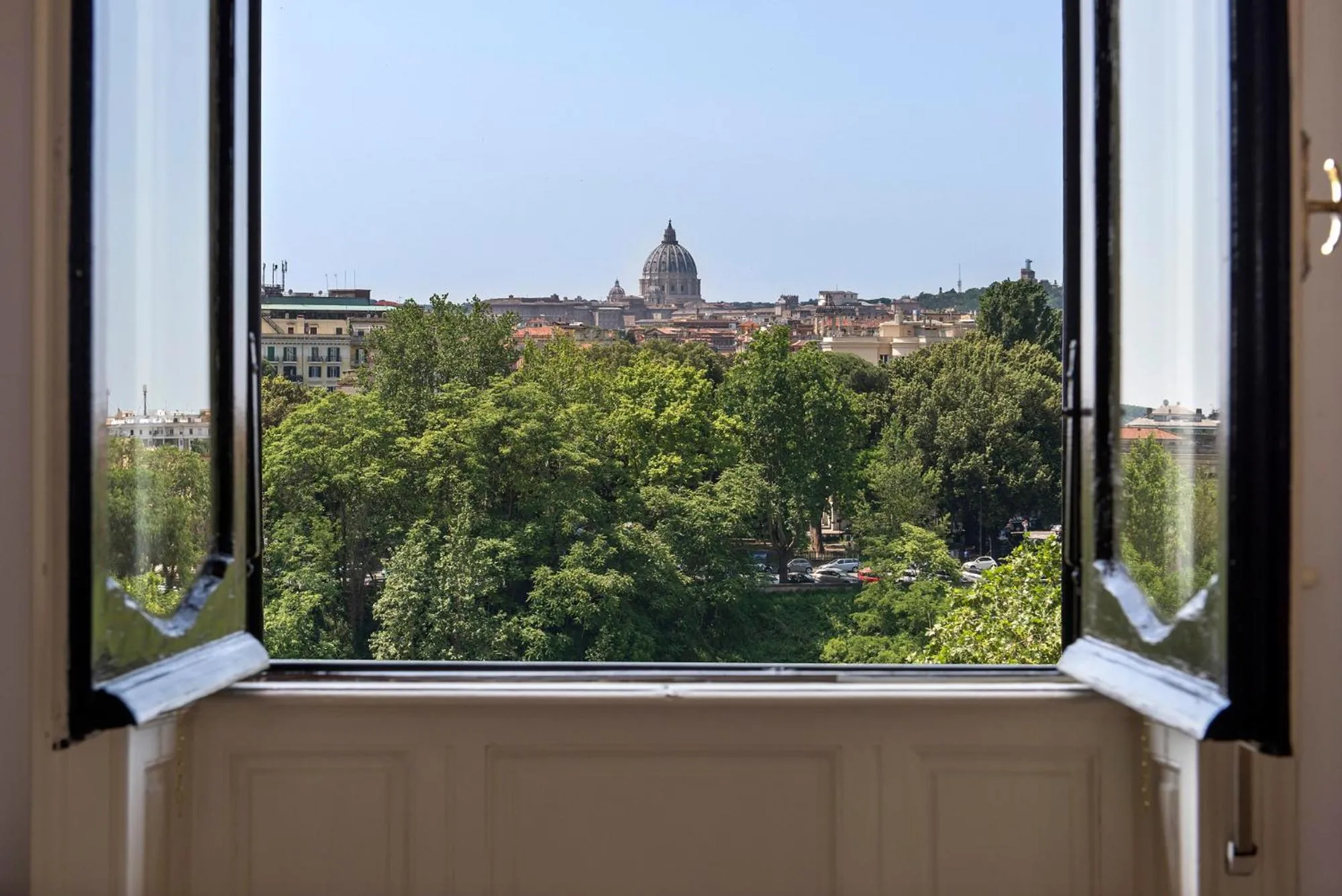 View (from property/room) in ""Bright Top Floor Apartment Vatican & Tiber View, Steps from Olympic Stadium"