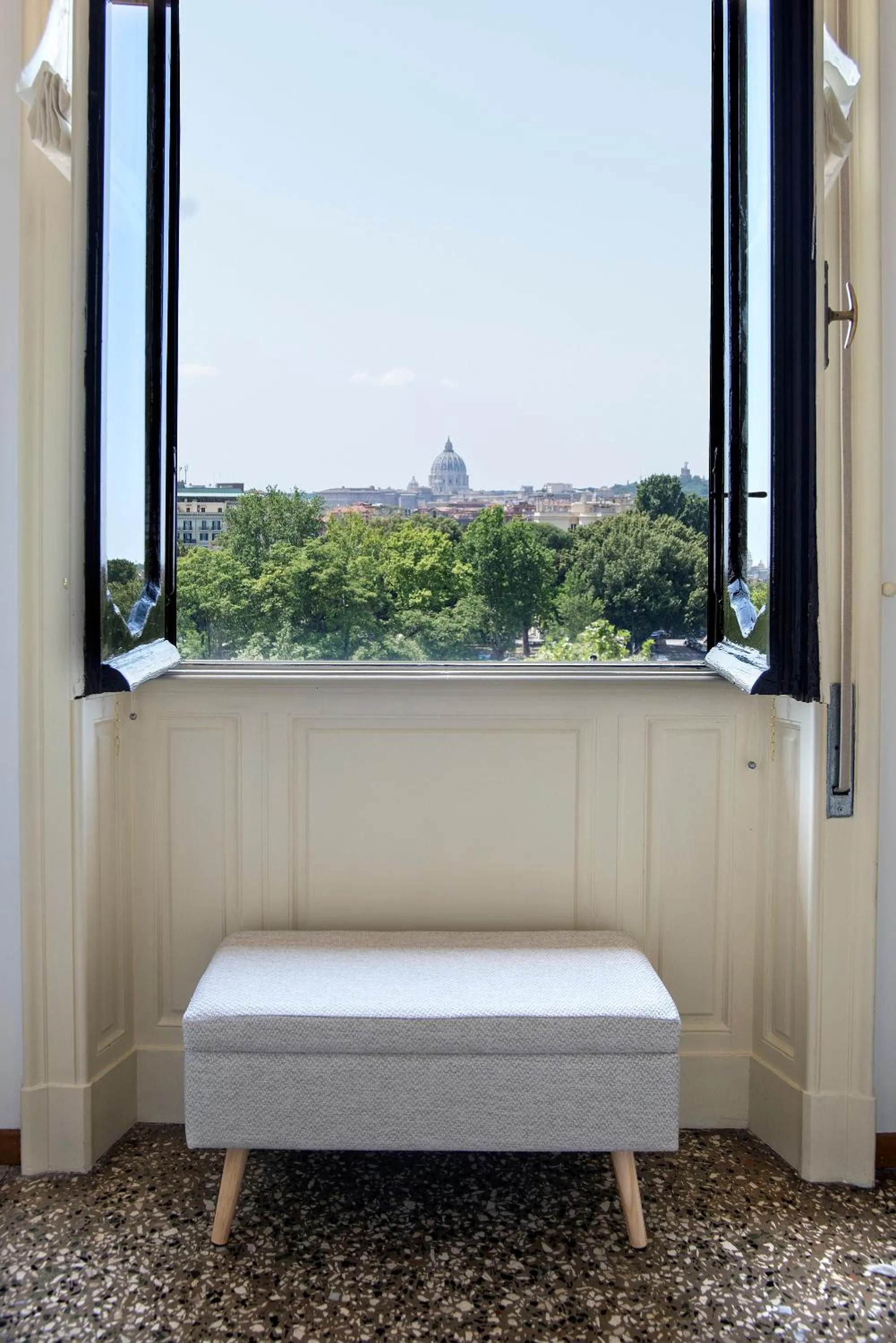 View (from property/room) in ""Bright Top Floor Apartment Vatican & Tiber View, Steps from Olympic Stadium"