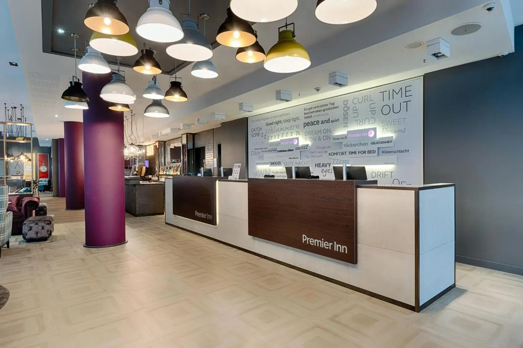 Lobby or reception in Premier Inn Berlin Alexanderplatz Lobby or reception in Premier Inn Berlin Alexanderplatz