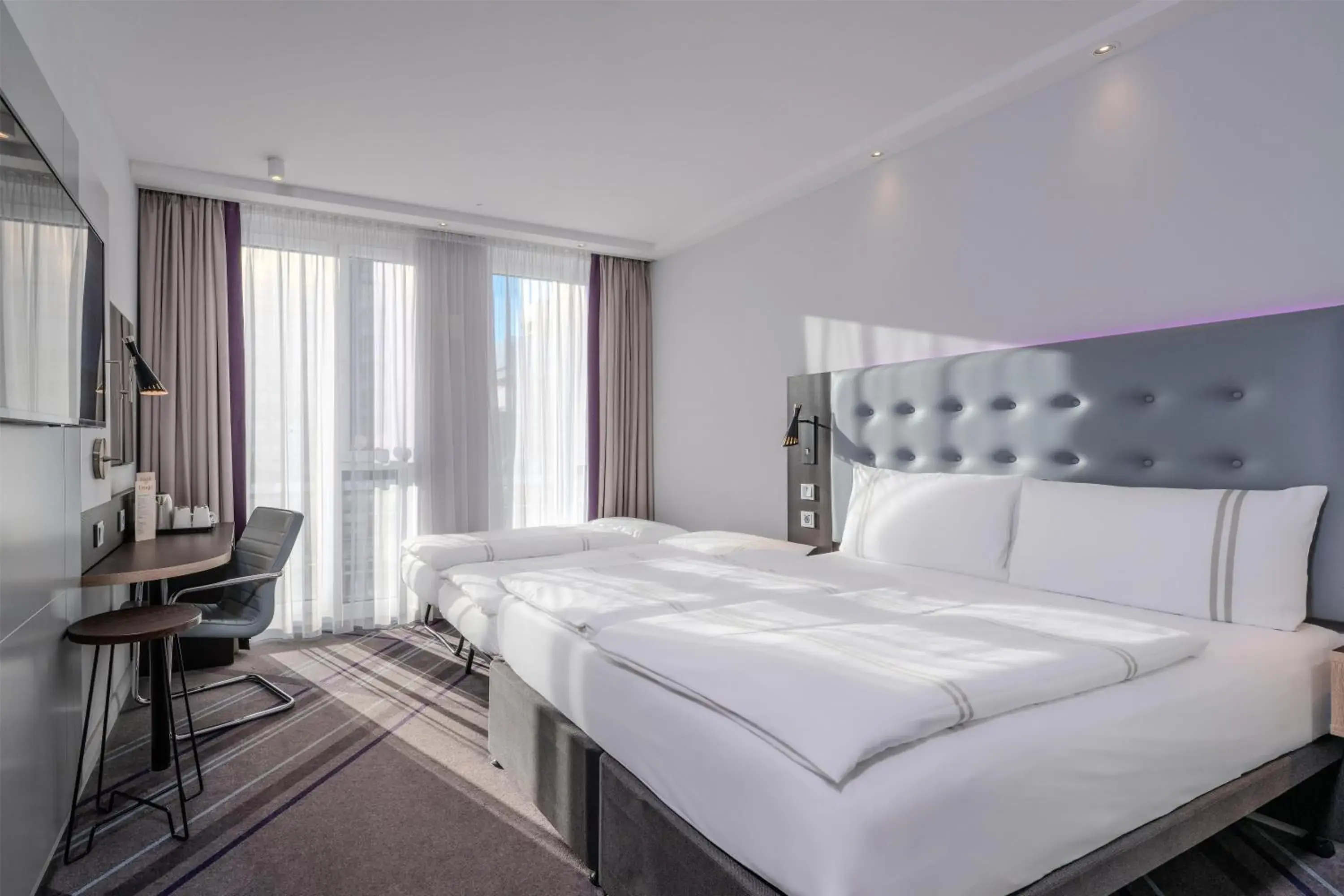 Bedroom, Bed in Premier Inn Berlin Alexanderplatz Bedroom, Bed in Premier Inn Berlin Alexanderplatz