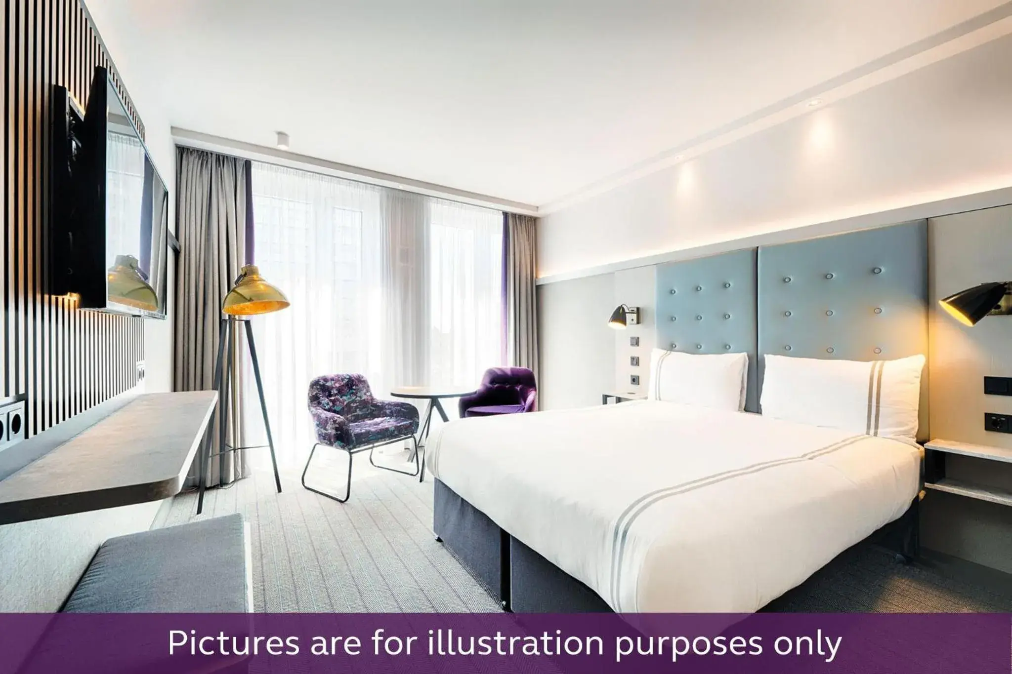 Bedroom, Bed in Premier Inn Berlin Alexanderplatz Bedroom, Bed in Premier Inn Berlin Alexanderplatz