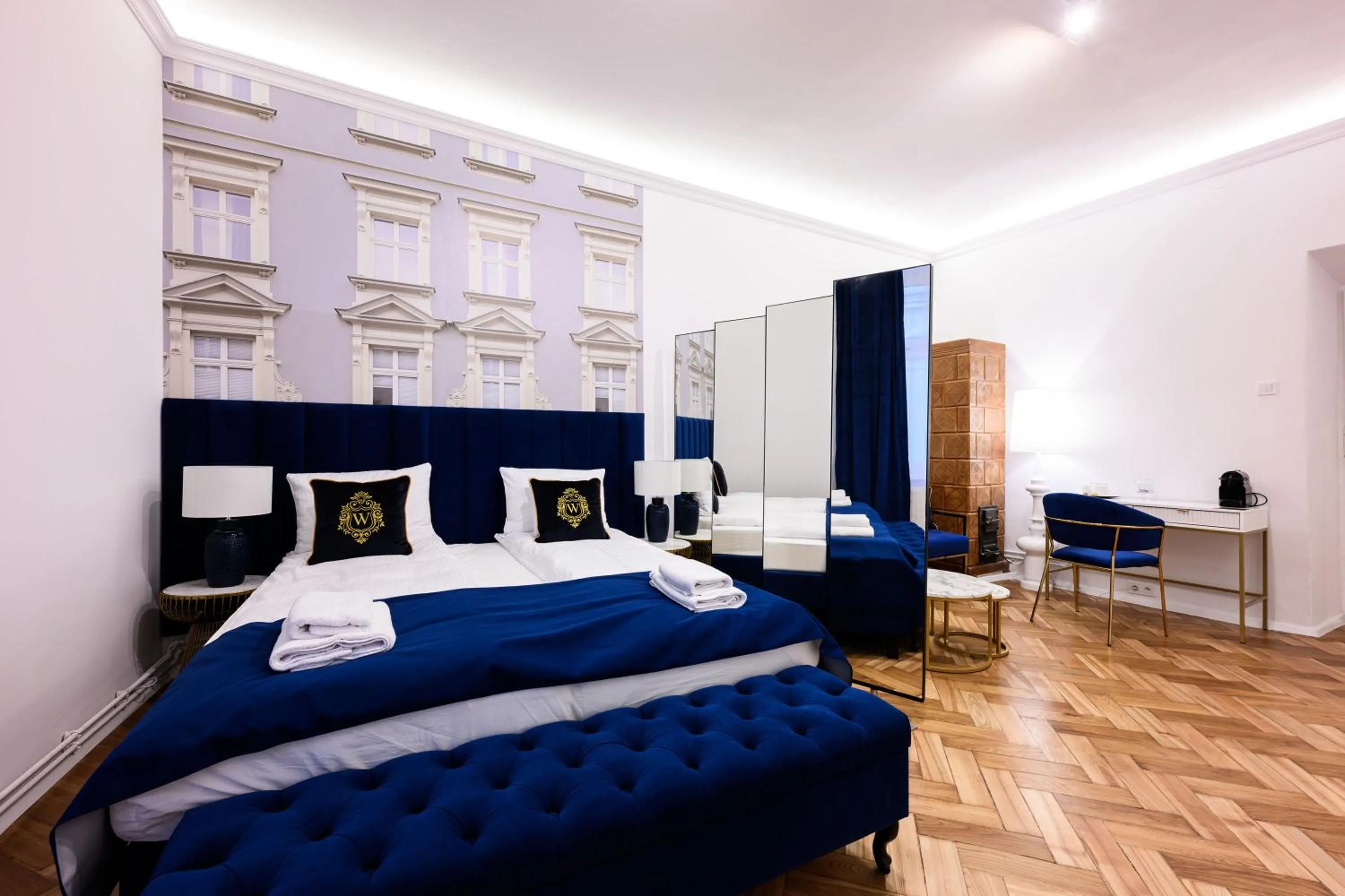 Photo of the whole room, Bed in Wiślna Main Square Apartments