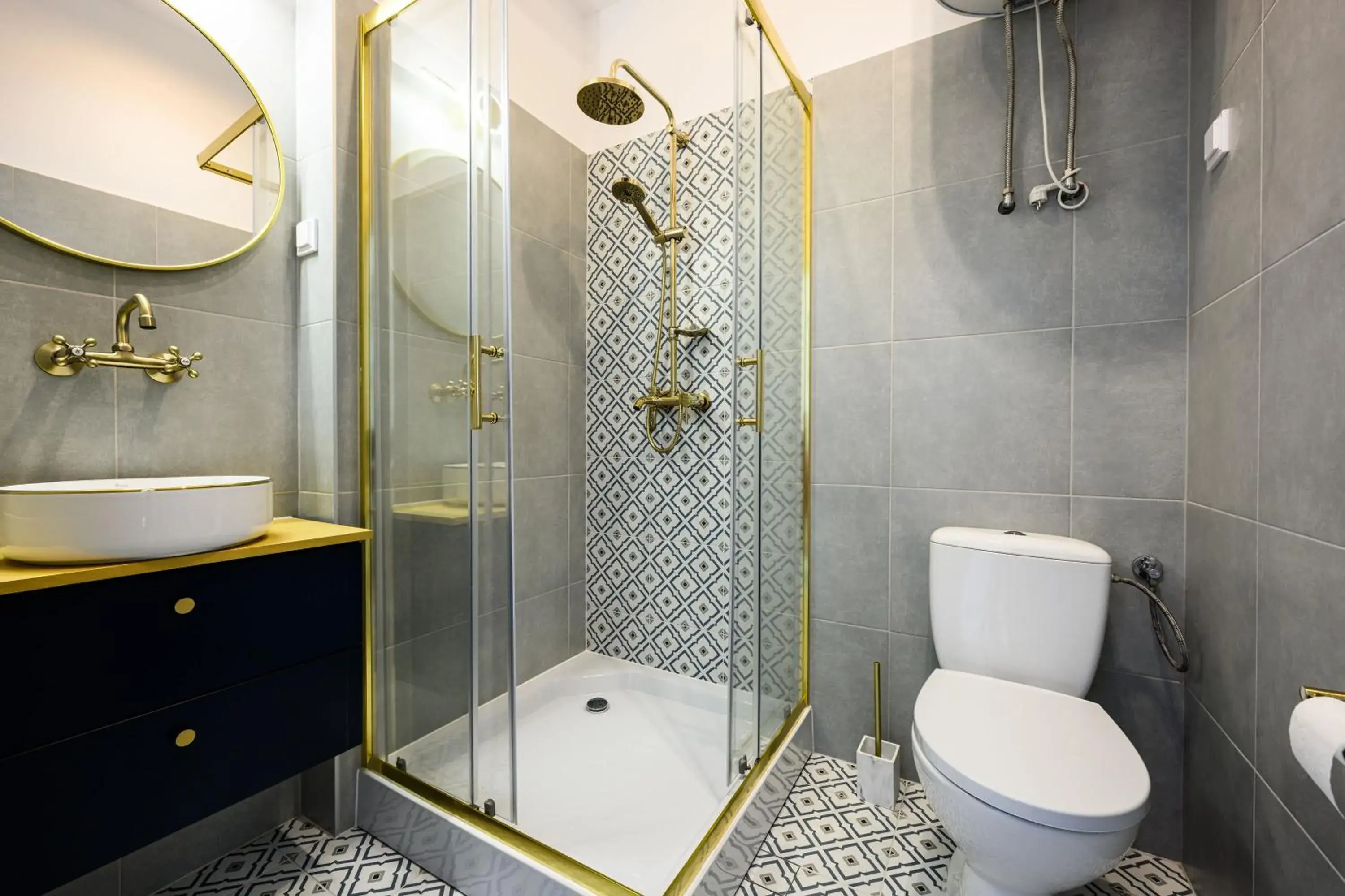 Shower in Wiślna Main Square Apartments Shower in Wiślna Main Square Apartments