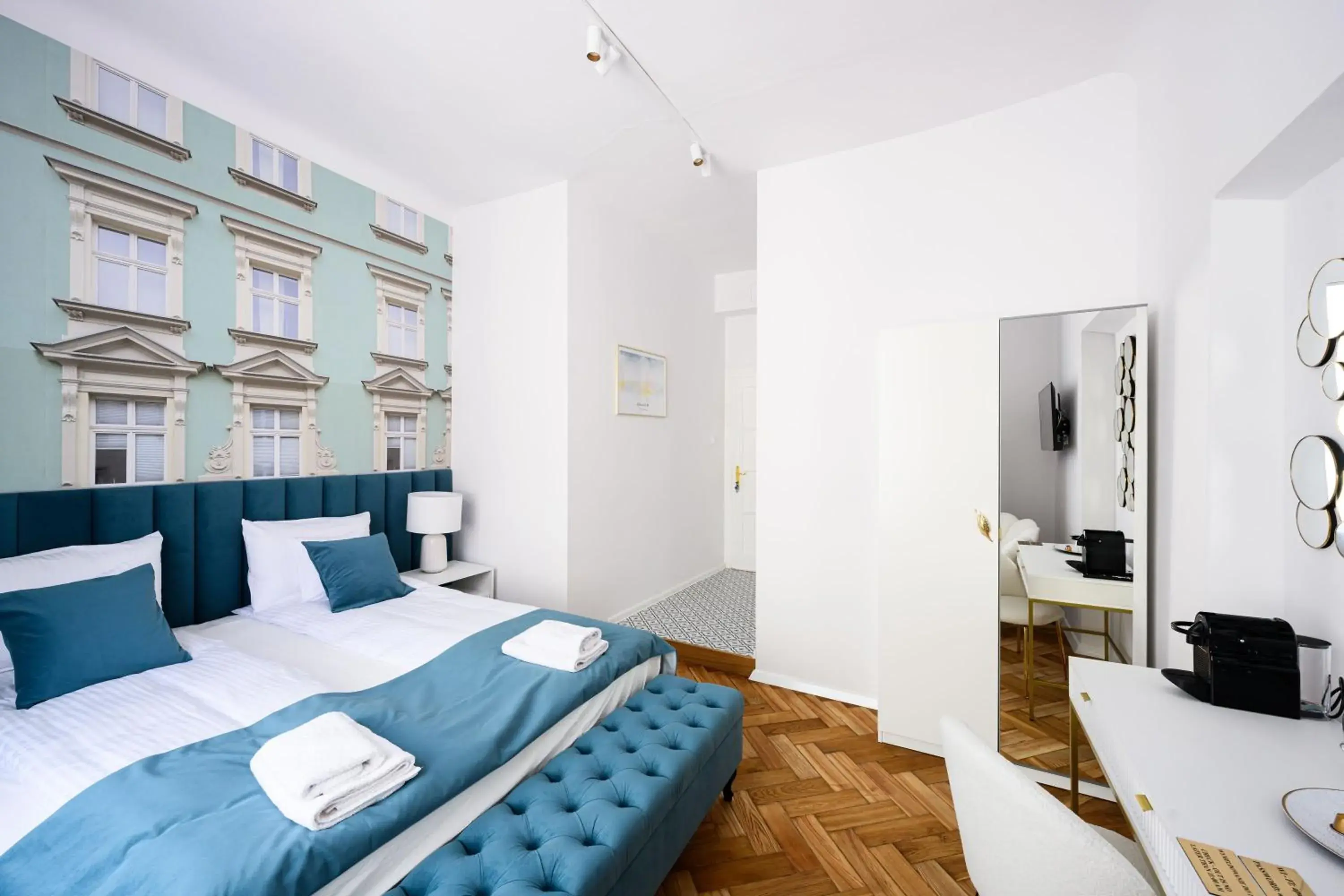 Bed in Wiślna Main Square Apartments Bed in Wiślna Main Square Apartments