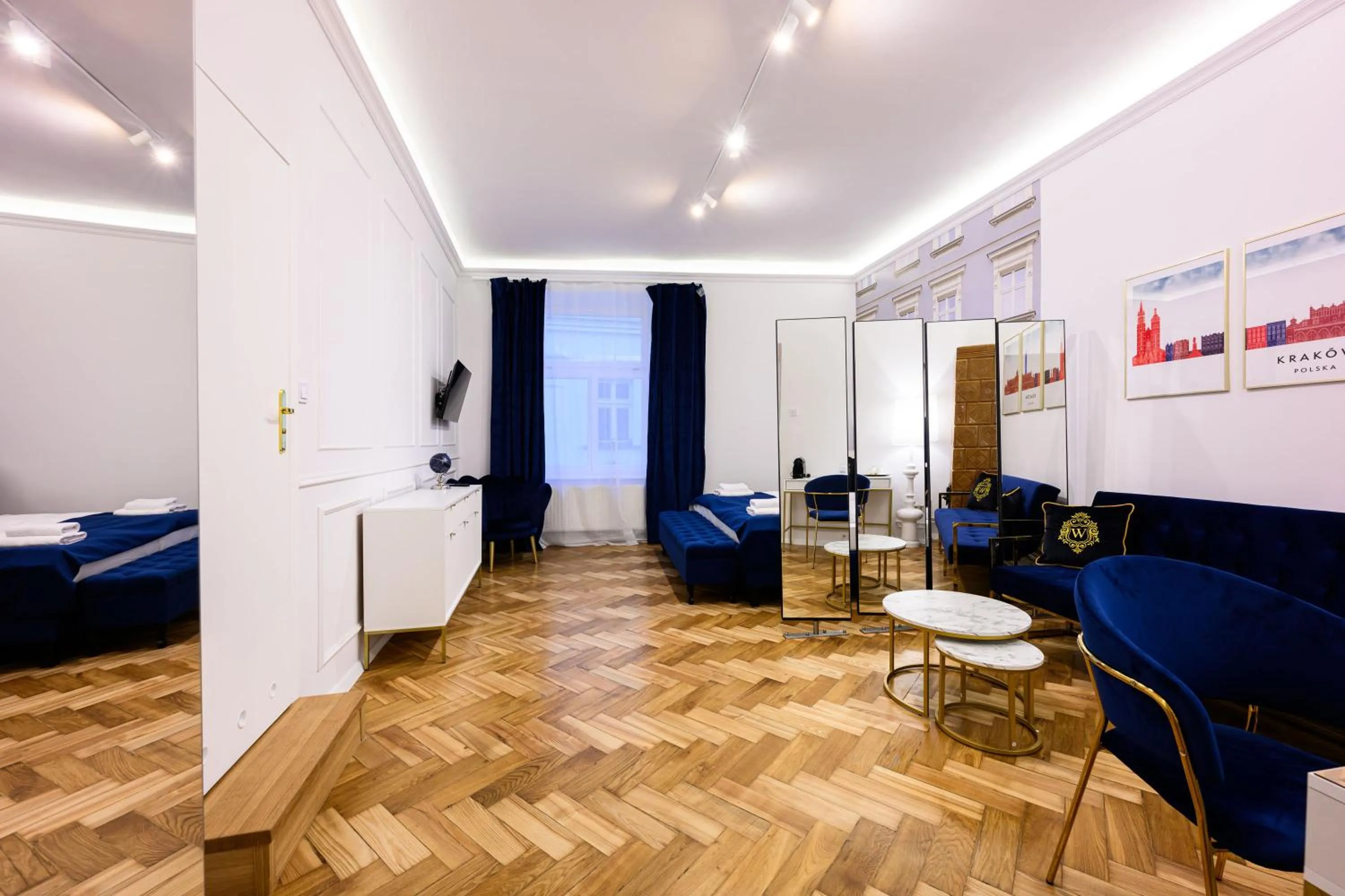 Bed in Wiślna Main Square Apartments