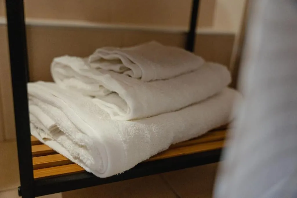 towels, Bed in #S20 Chic 1 BR apartment in the centre of Volos