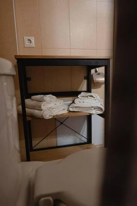 towels, Bed in #S20 Chic 1 BR apartment in the centre of Volos