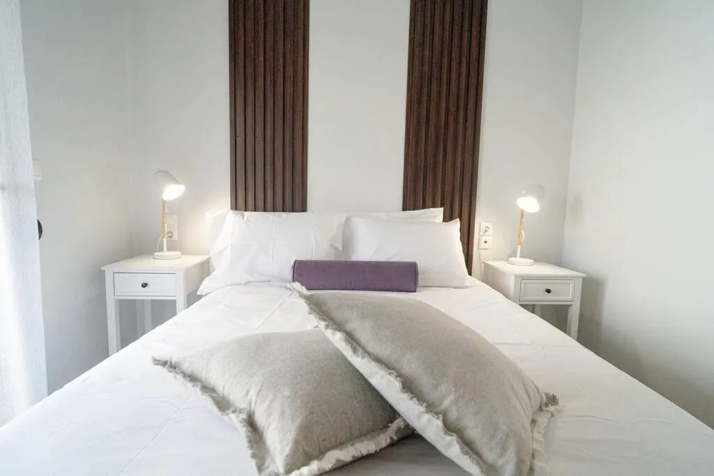 Bed in #S20 Chic 1 BR apartment in the centre of Volos