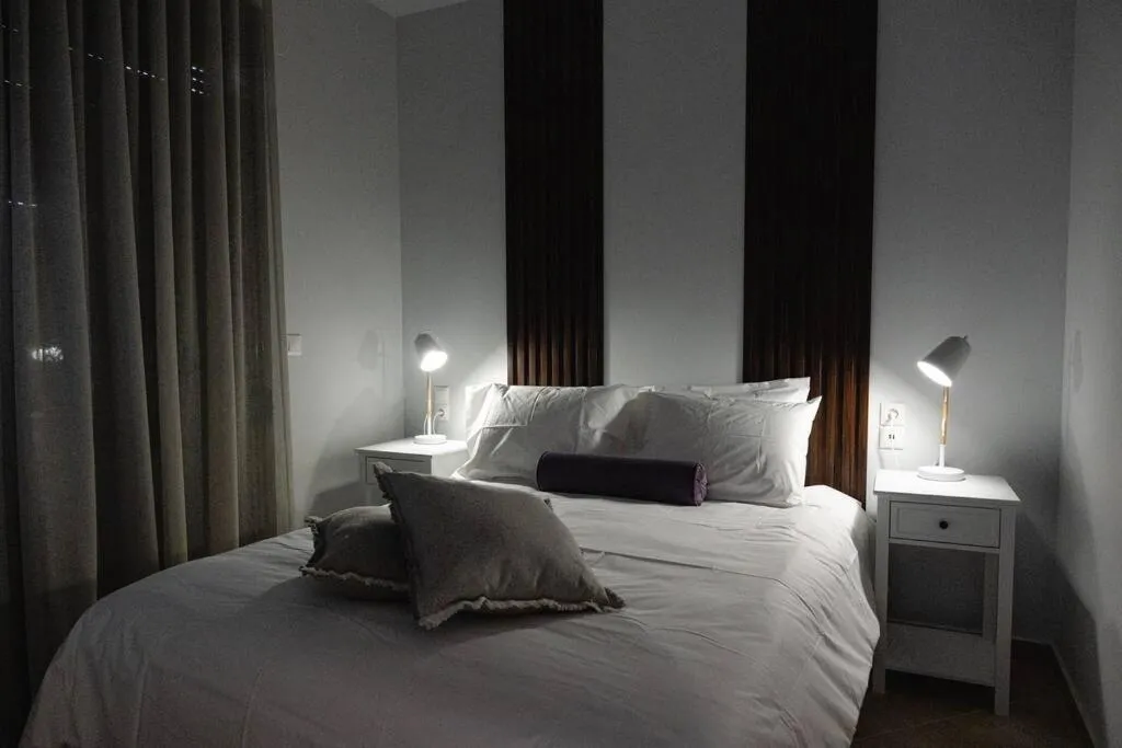 Photo of the whole room, Bed in #S20 Chic 1 BR apartment in the centre of Volos