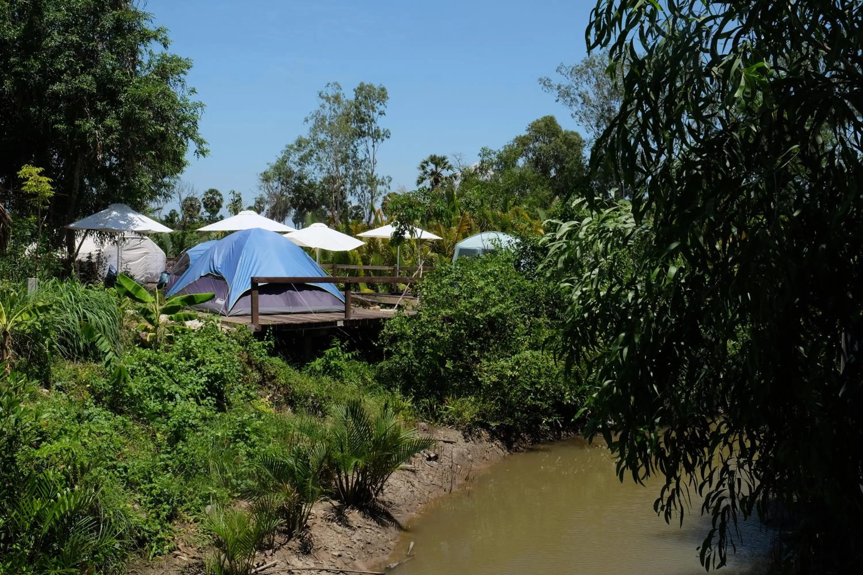 Natural landscape in Kampot Eco Village