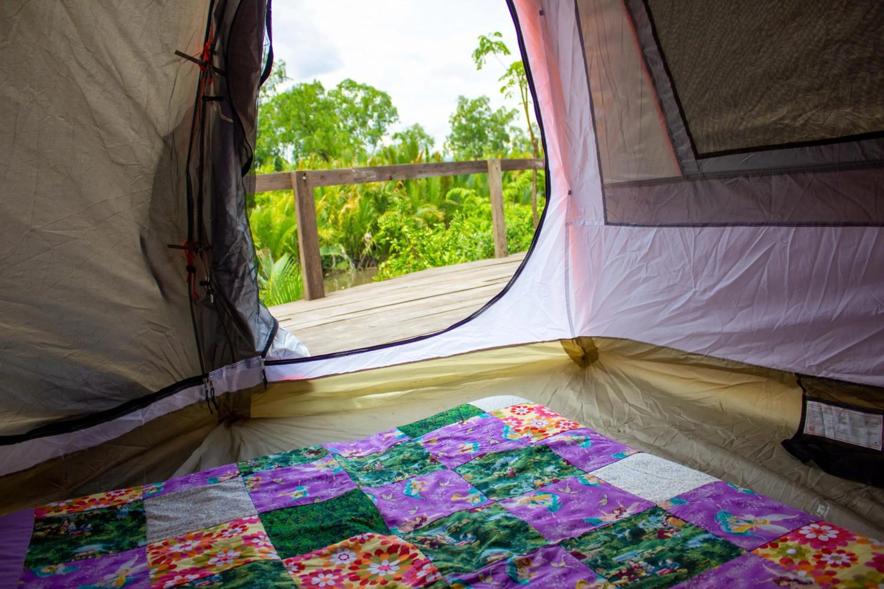 View (from property/room) in Kampot Eco Village