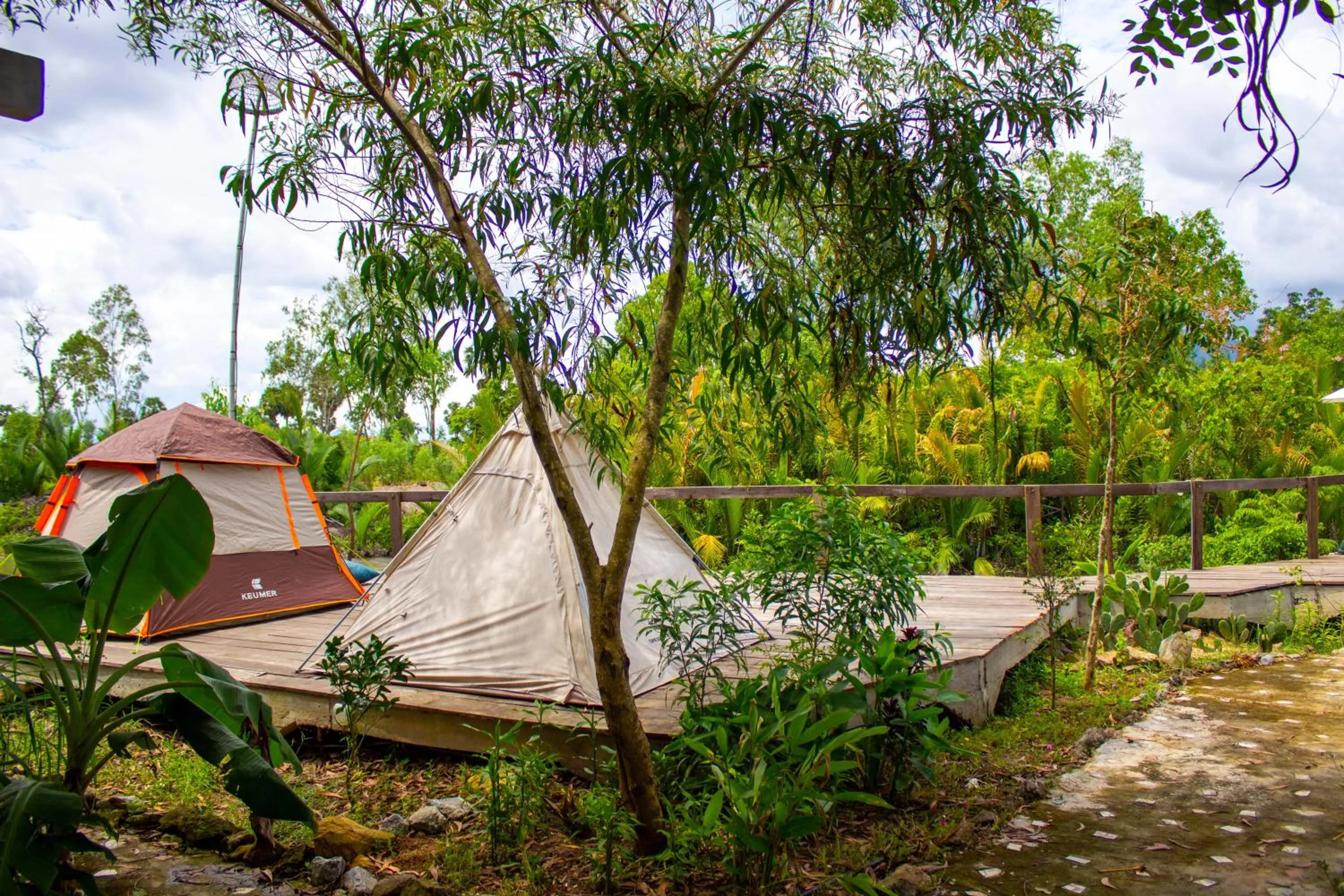 Garden in Kampot Eco Village