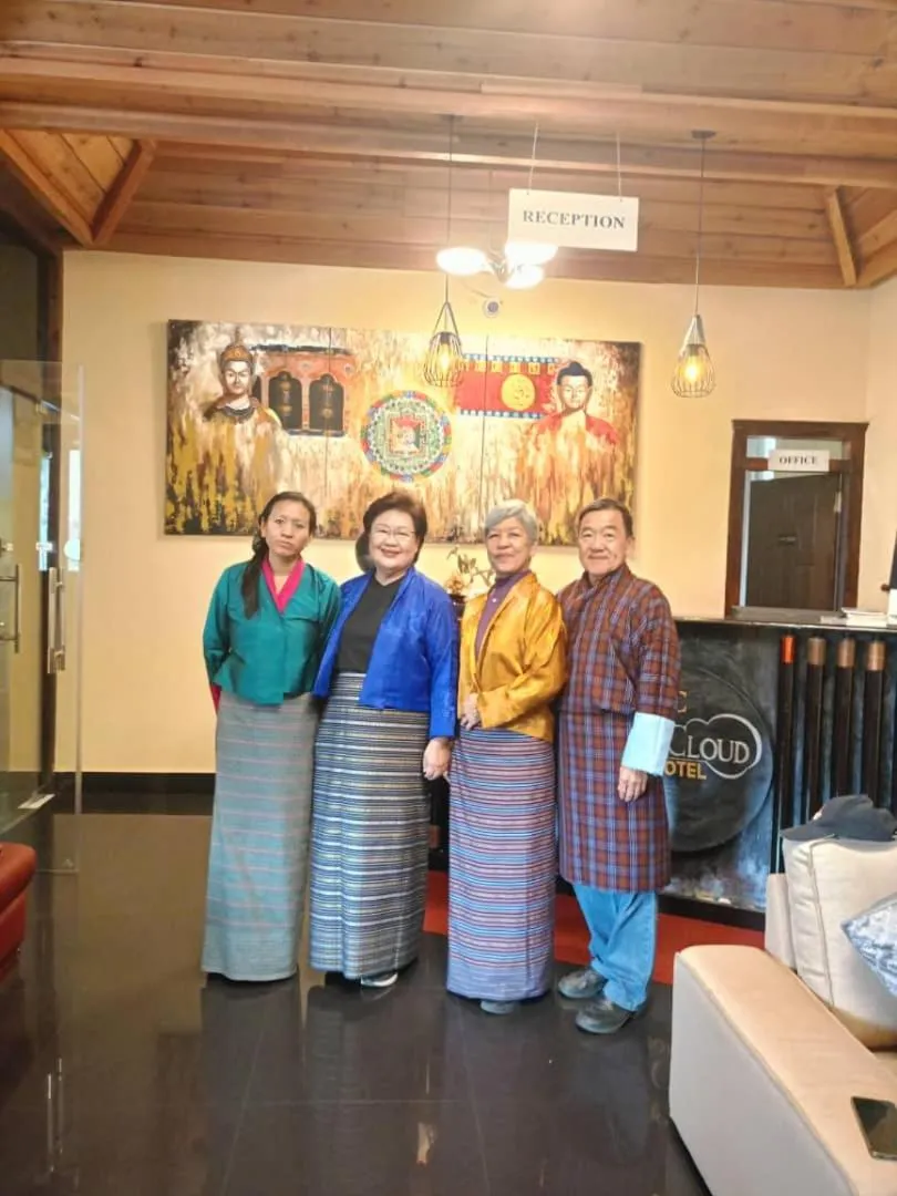 group of guests in Silver Cloud Hotel