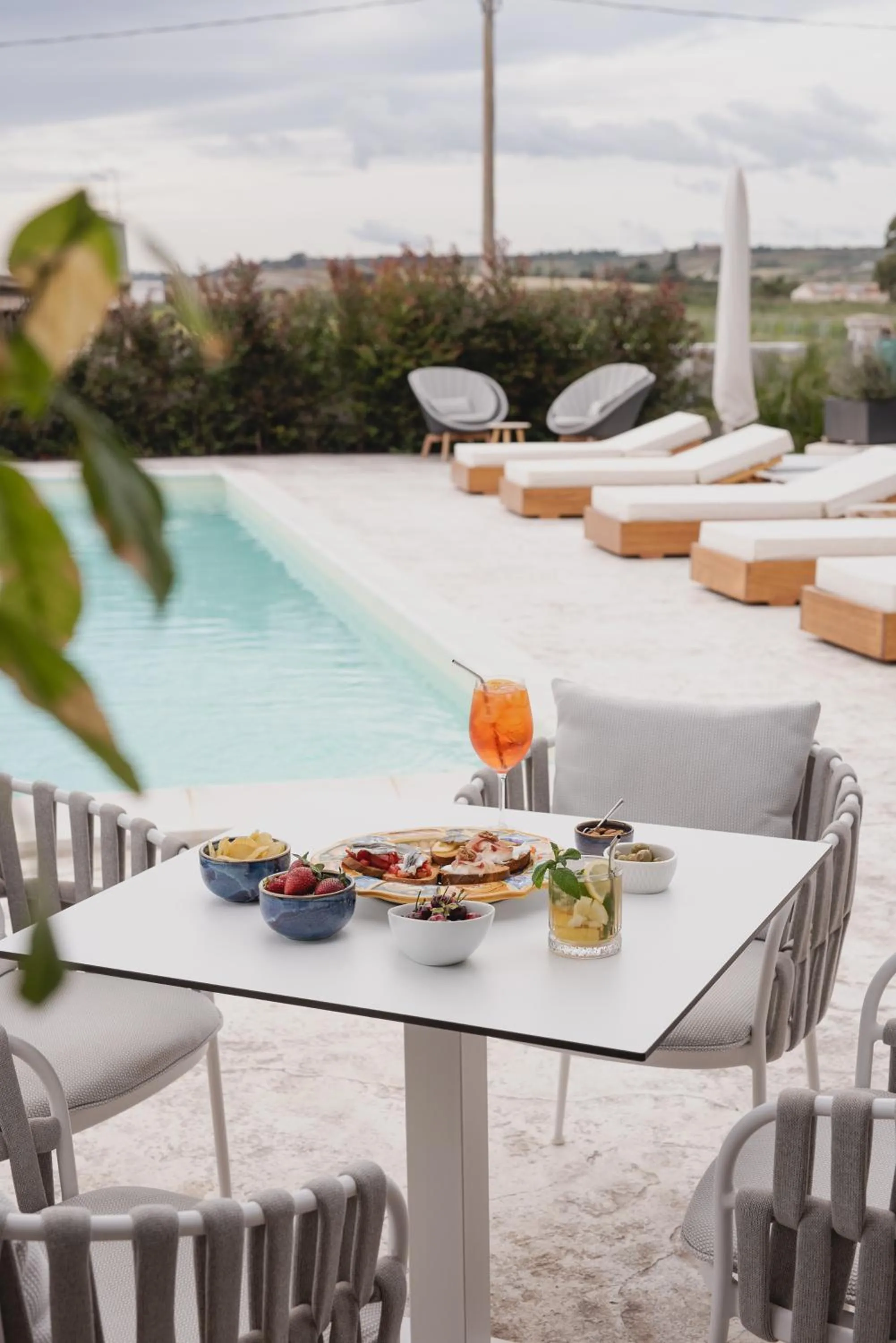 Pool view in Villa Salisà