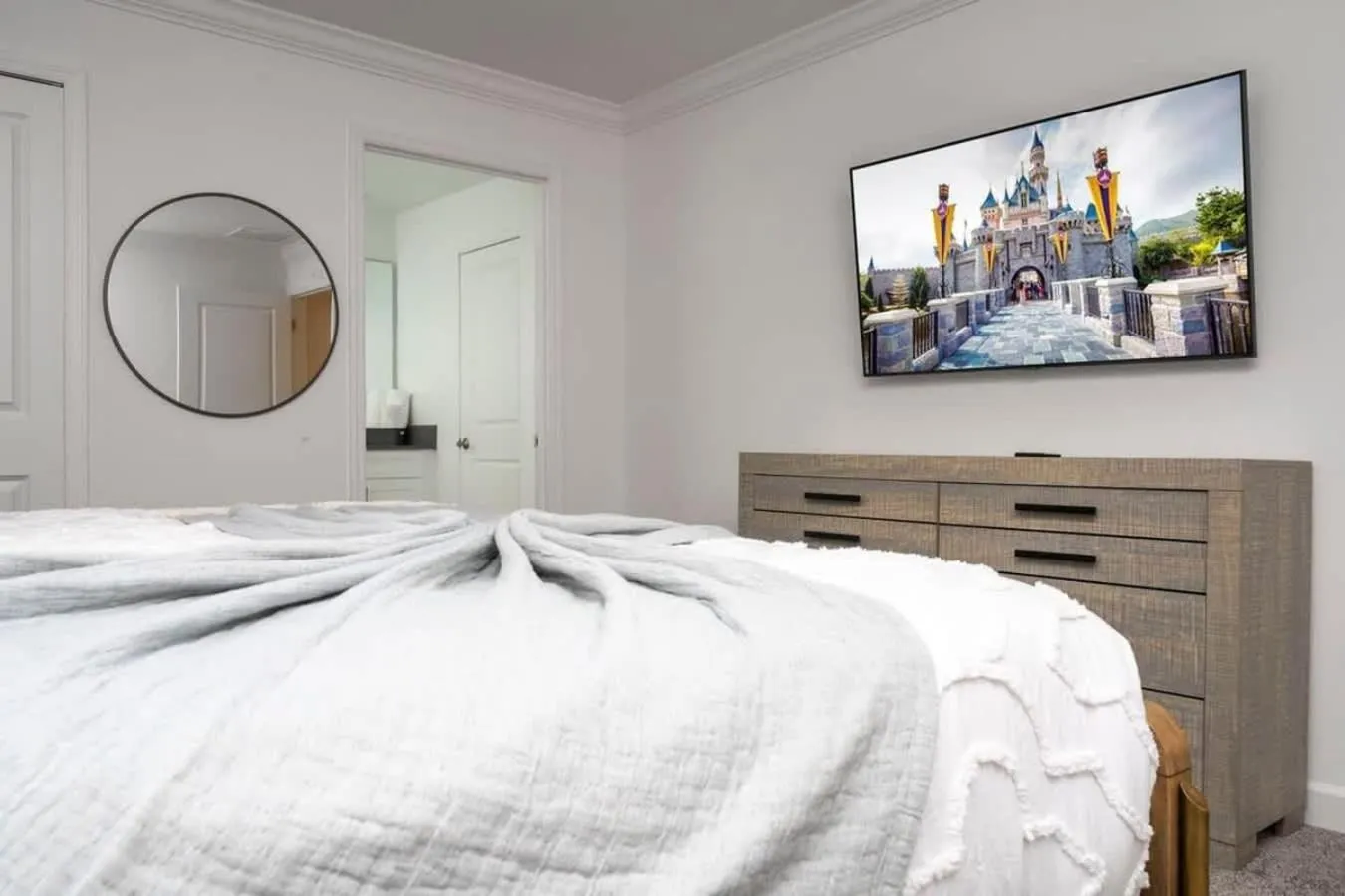 Bed in Marvelous 4Bd with Pool at Storey Lake Resort 2601