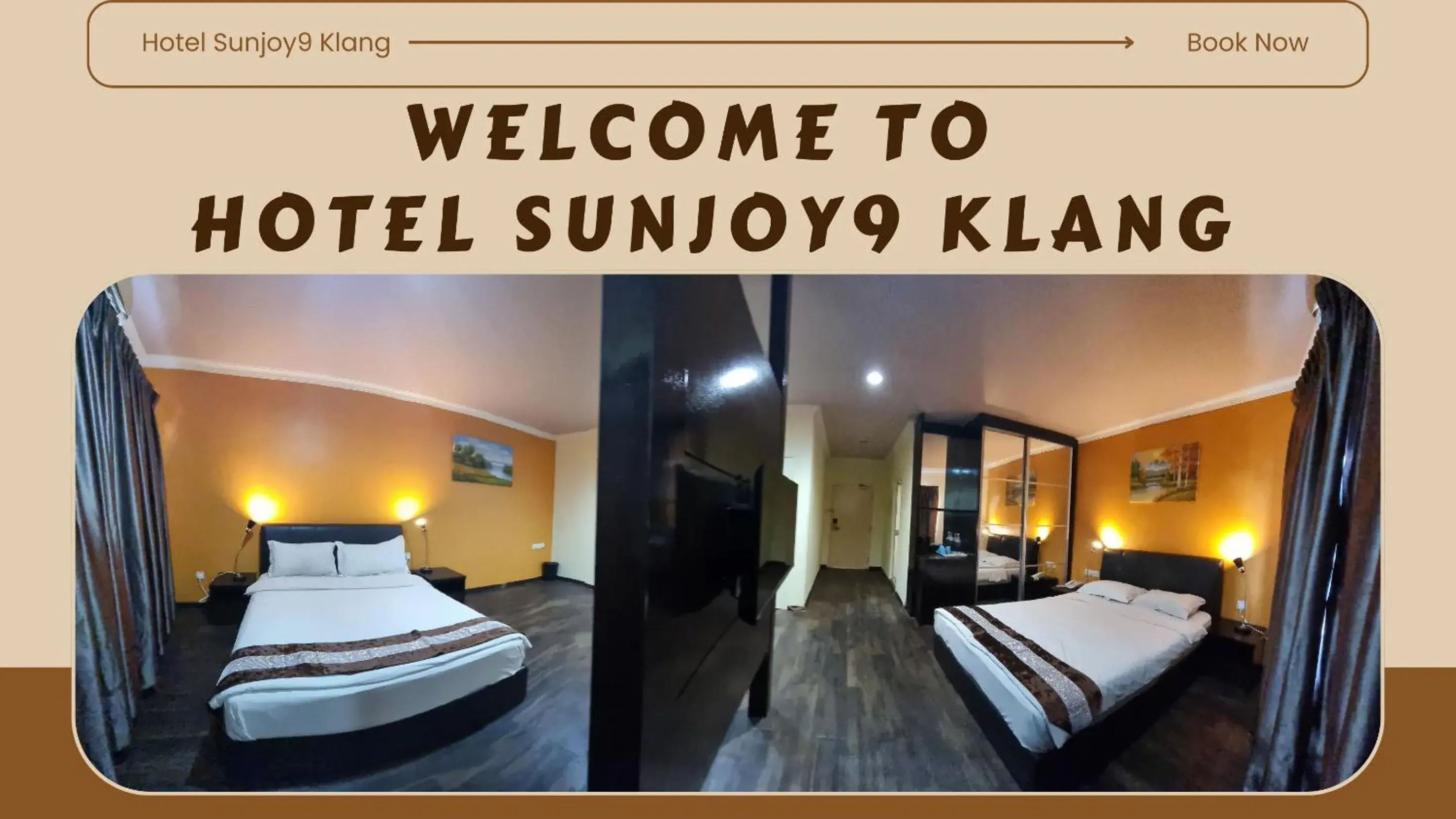 Property logo or sign, Bed in Hotel Sunjoy9 Klang Property logo or sign, Bed in Hotel Sunjoy9 Klang