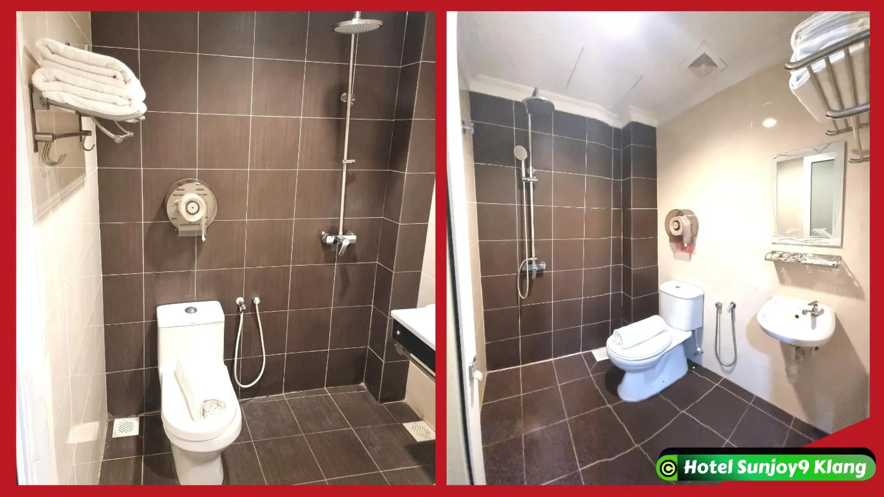 Shower in Hotel Sunjoy9 Klang