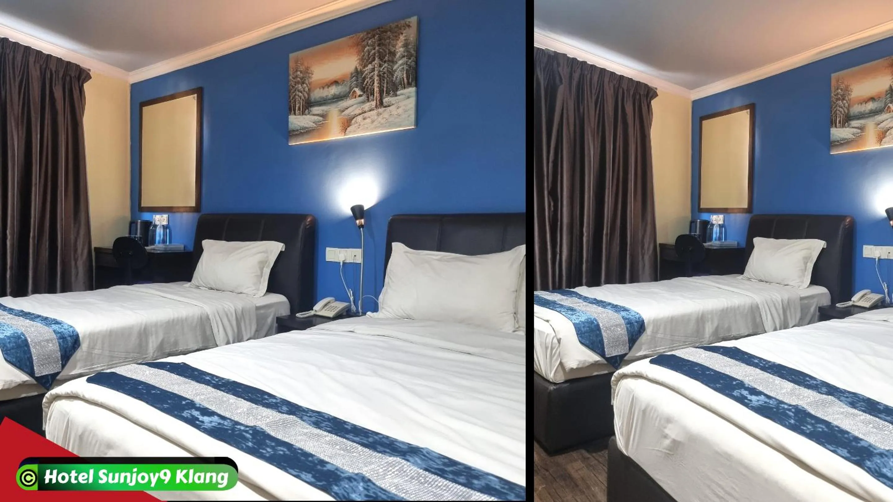 Bed in Hotel Sunjoy9 Klang