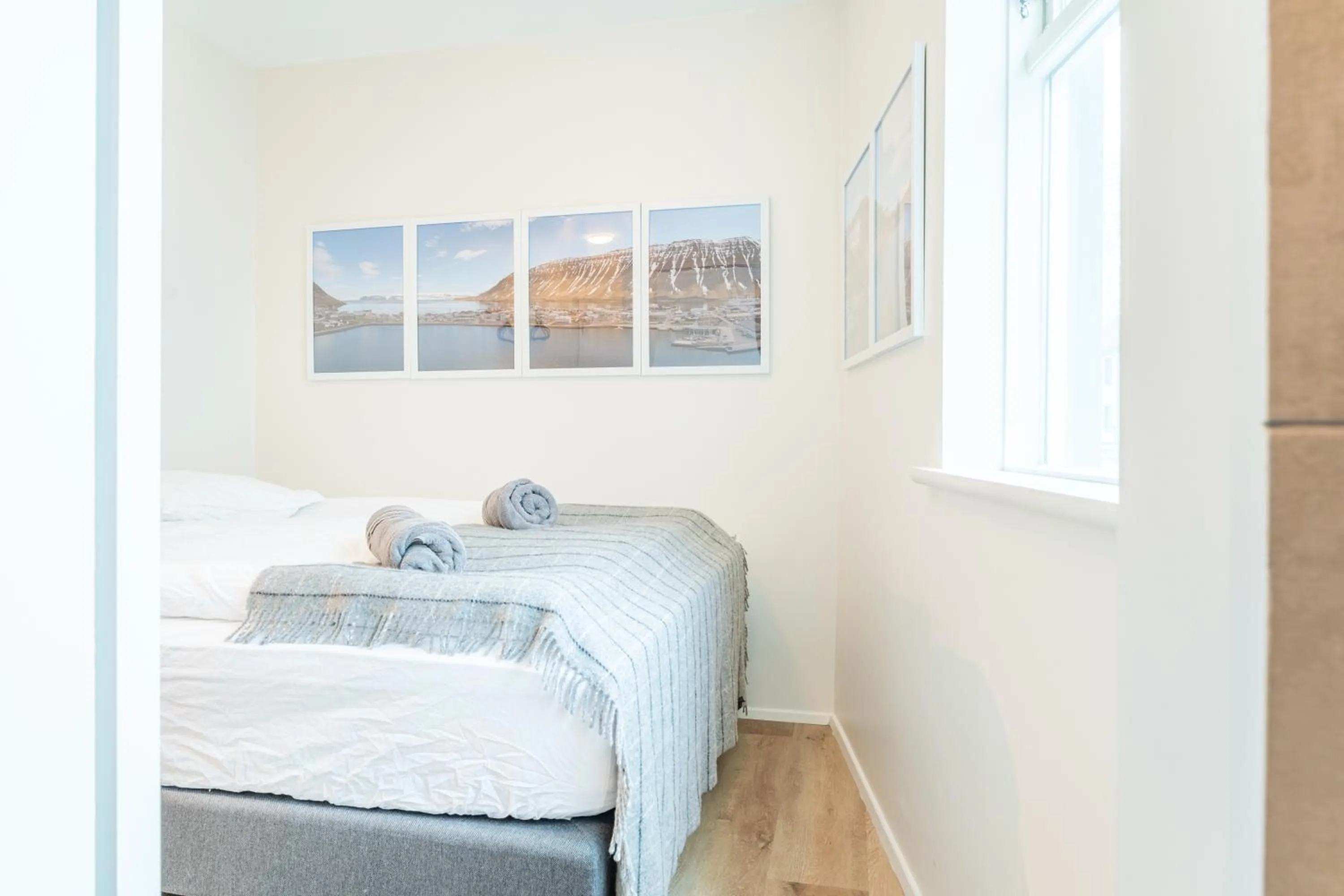 Bed in The Ísafjörður Inn by Ourhotels