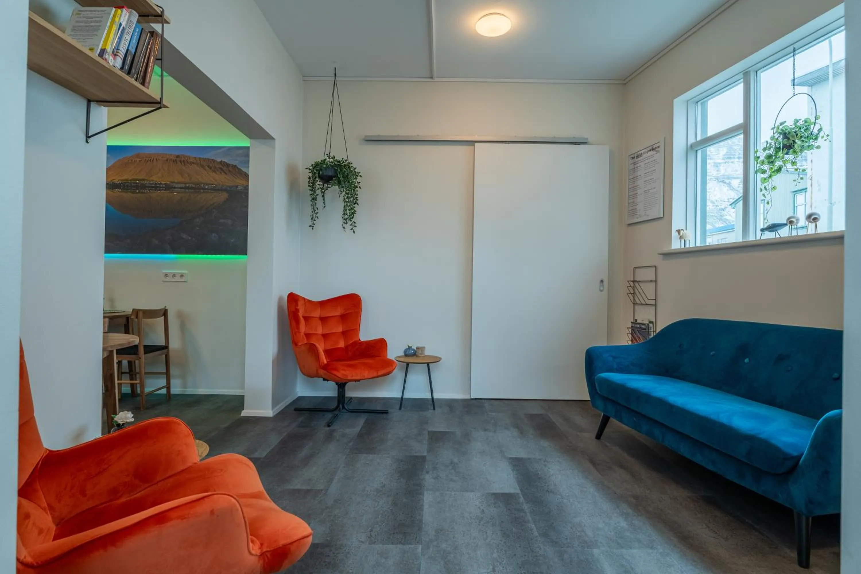 Communal lounge/ TV room in The Ísafjörður Inn by Ourhotels