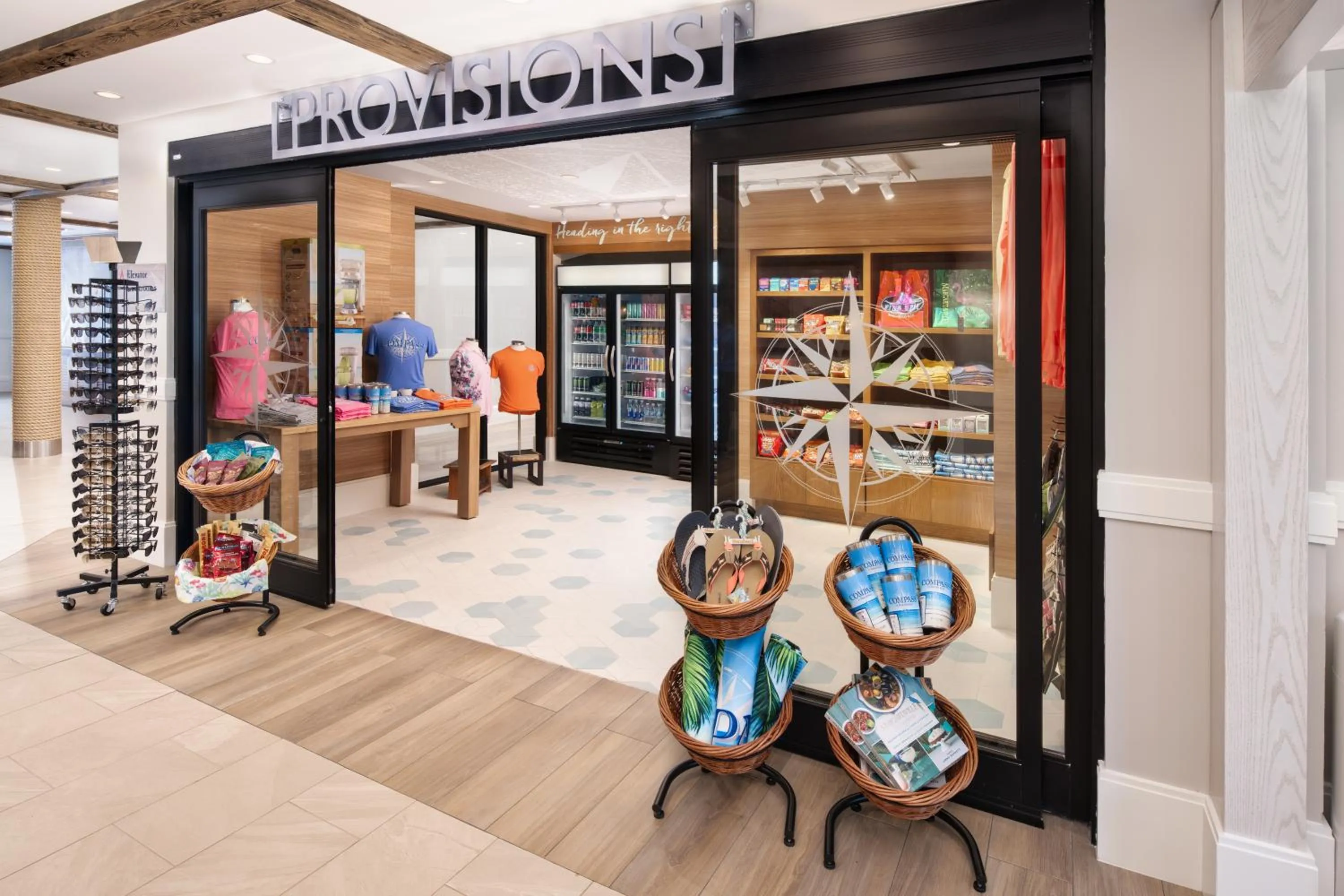 On-site shops in Compass by Margaritaville Hotel Naples